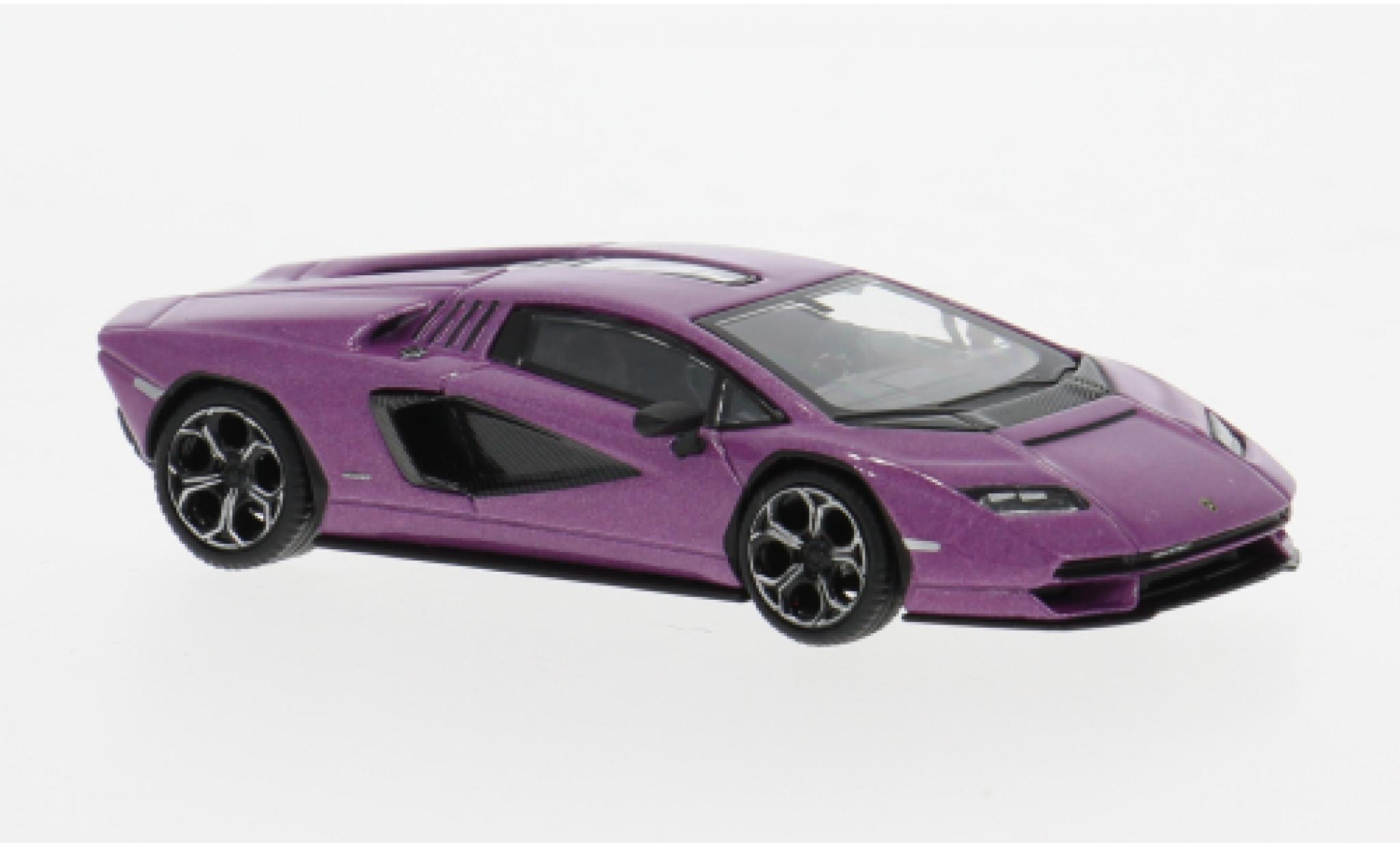 Lamborghini Countach 1/64 Mini GT LPI 800-4 purple 1:64 diecast model cars