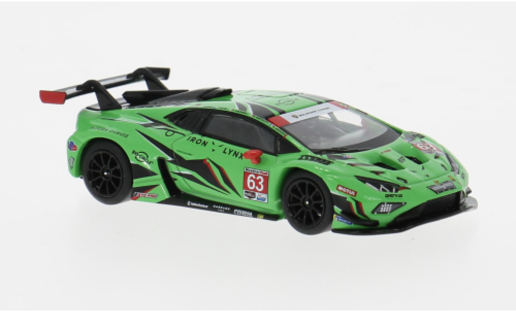 Lamborghini Huracan 1/64 Mini GT GT3 EVO 2 IMSA 24h Daytona 2024 #63 1:64 diecast model cars