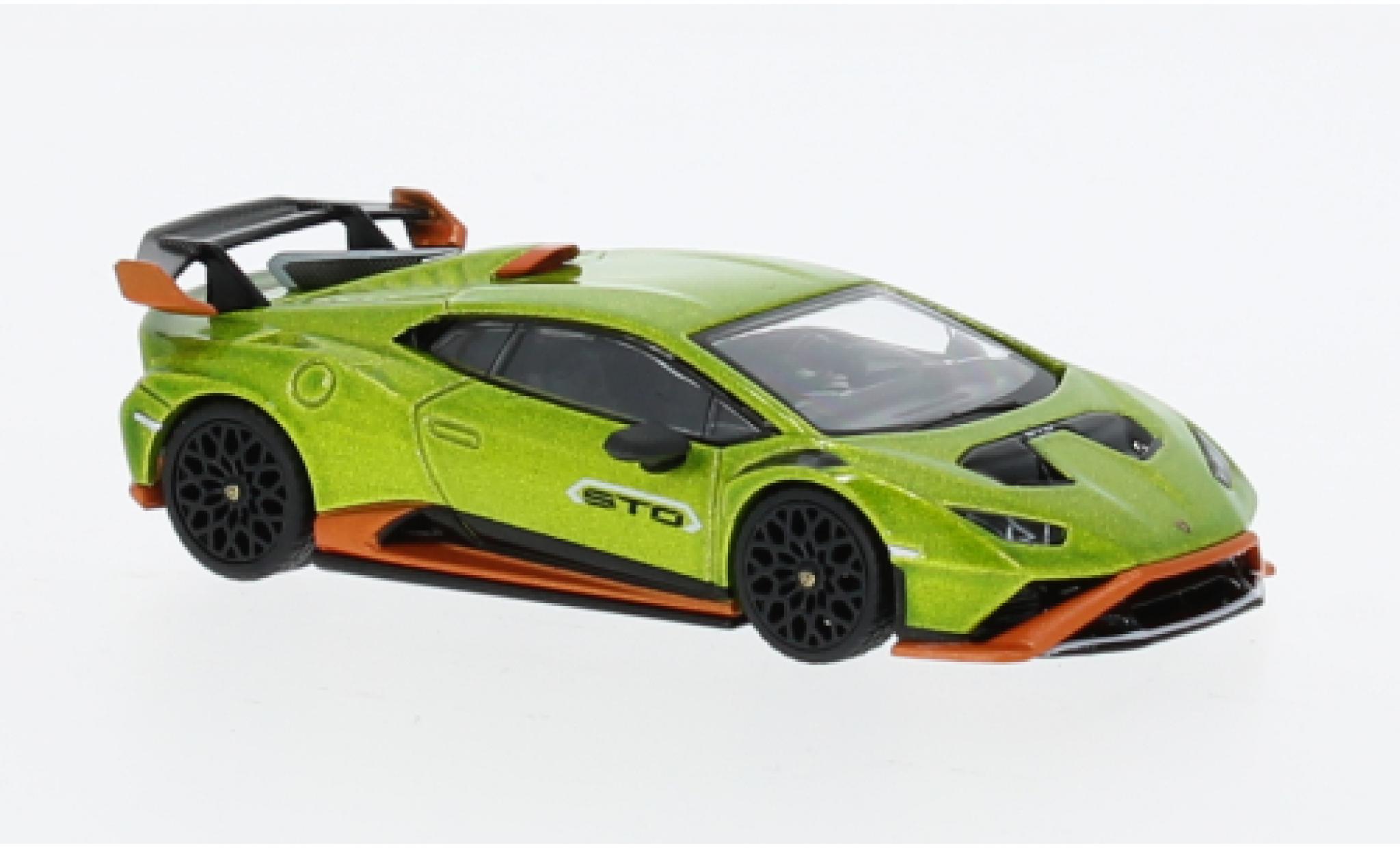 Lamborghini Huracan 1/64 Mini GT STO metallise green 1:64 diecast model cars
