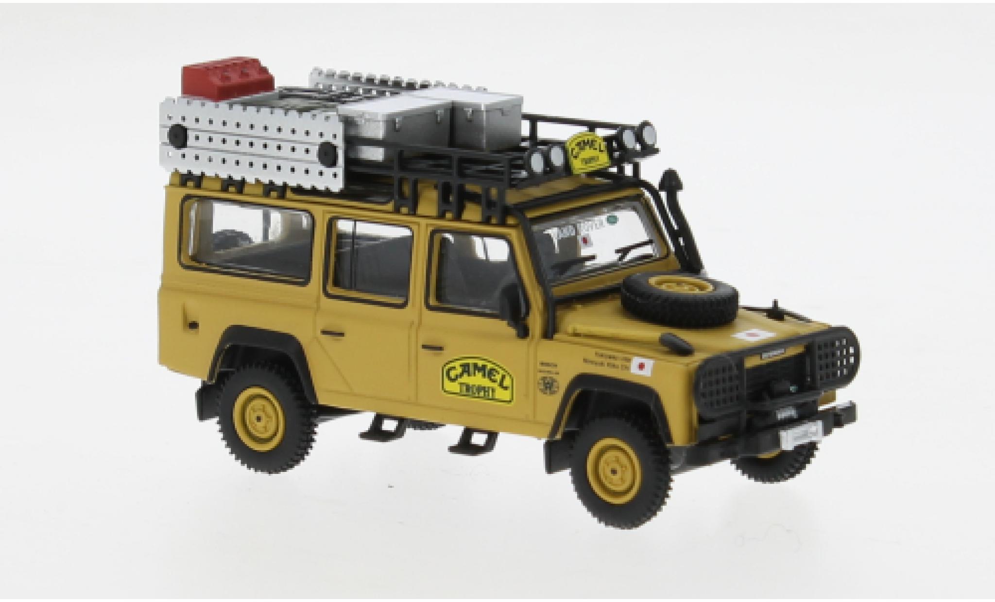 Land Rover Defender 1/64 Mini GT 110 yellow/Dekor 1989 1:64 diecast model cars