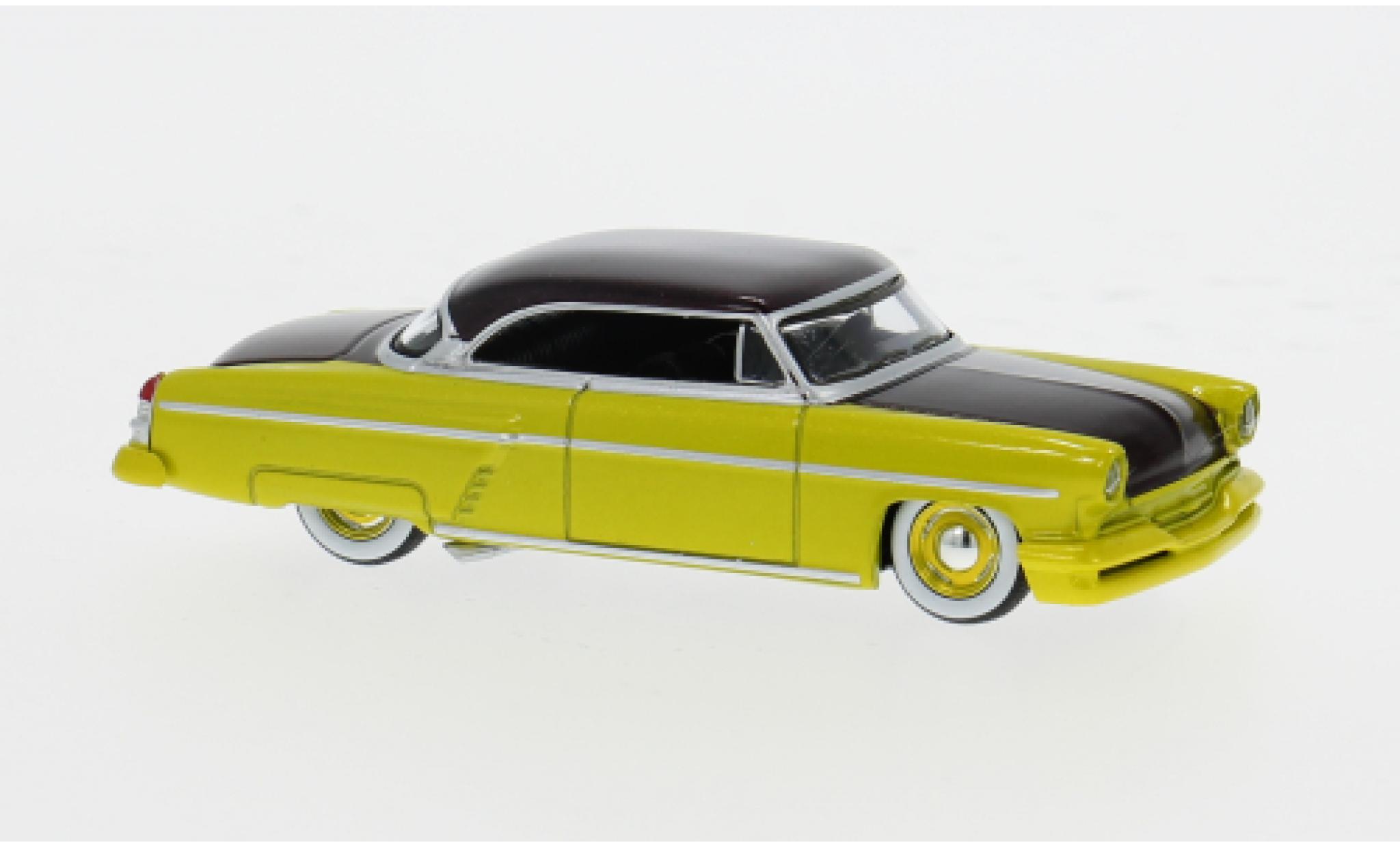 Lincoln Capri 1/64 Mini GT yellow/red 1954 1:64 diecast model cars