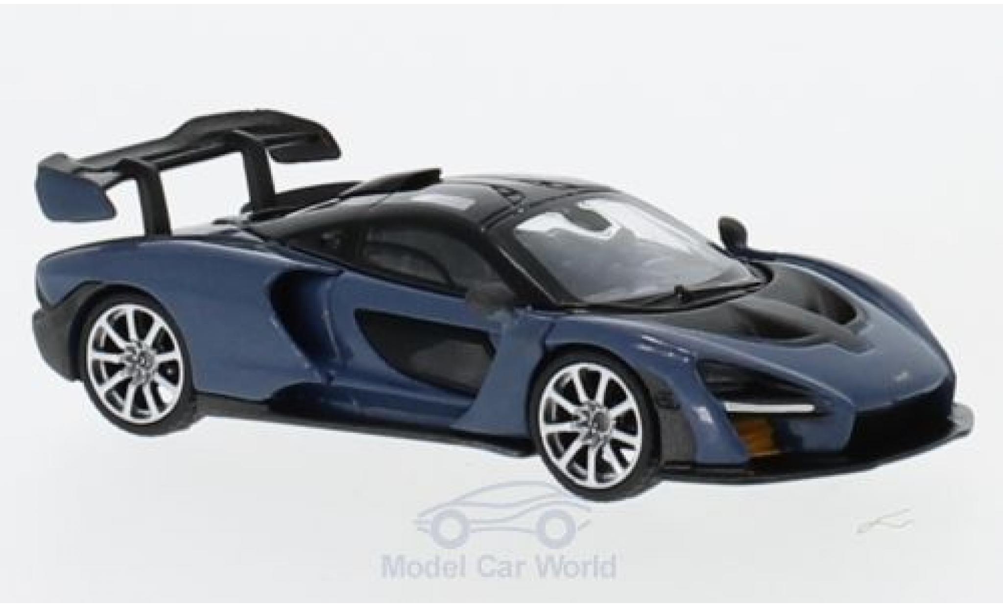 McLaren Senna 1/18 Mini GT grey diecast model cars