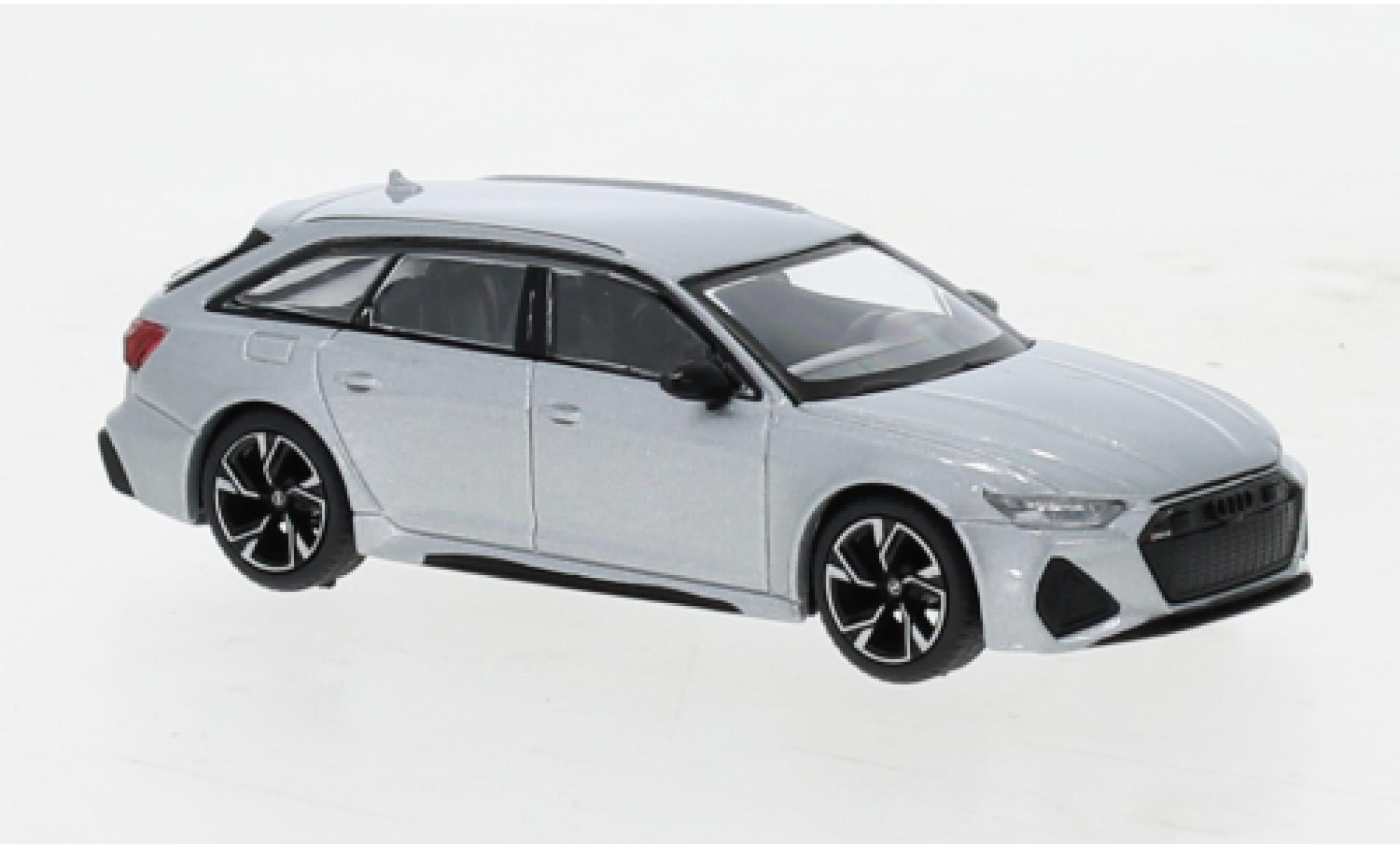Audi RS6 1/64 Mini GT Avant Carbon Black Edition grey diecast model cars