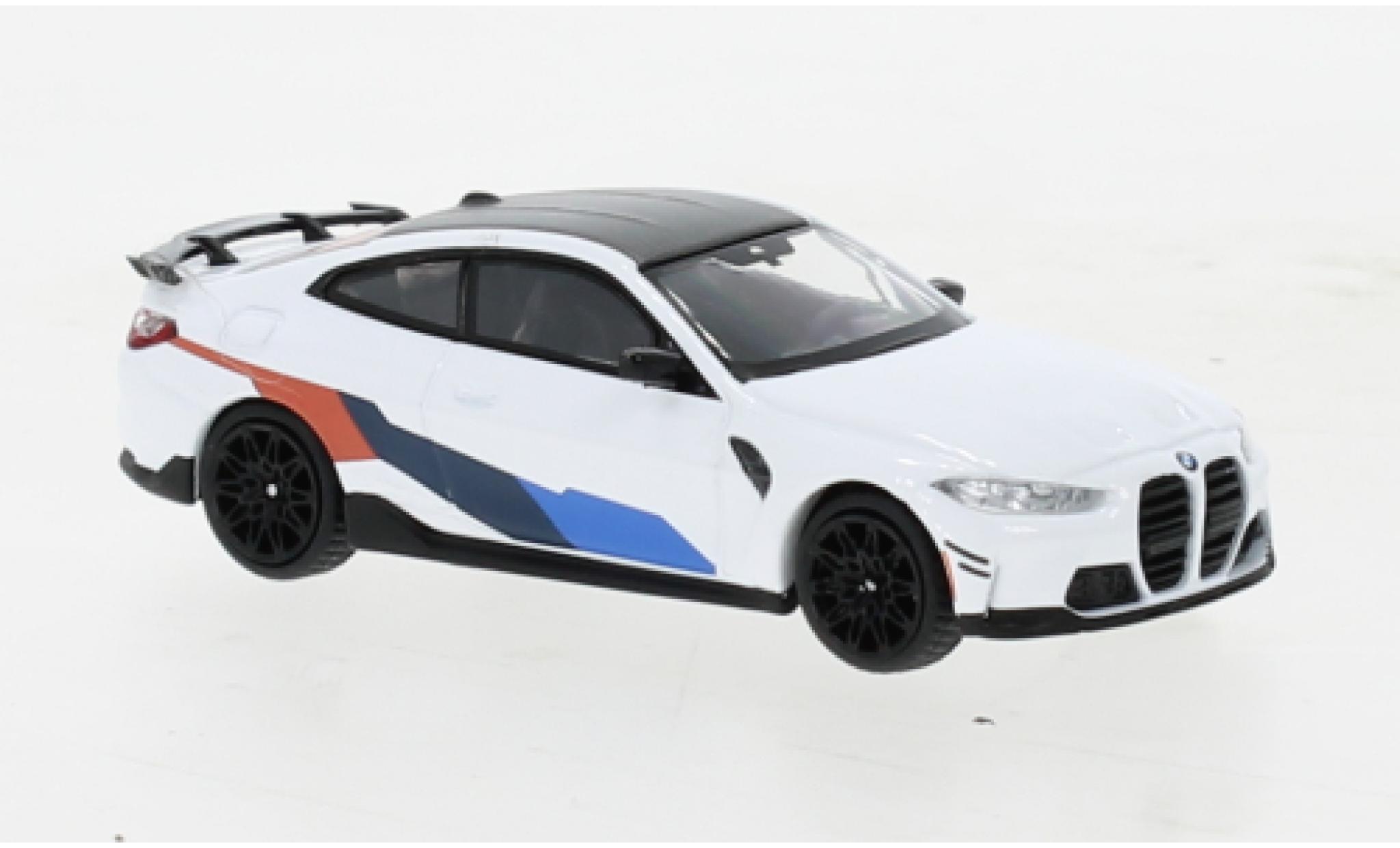 Bmw M4 1/64 Mini GT (G82) M-Performance white/Dekor diecast model cars