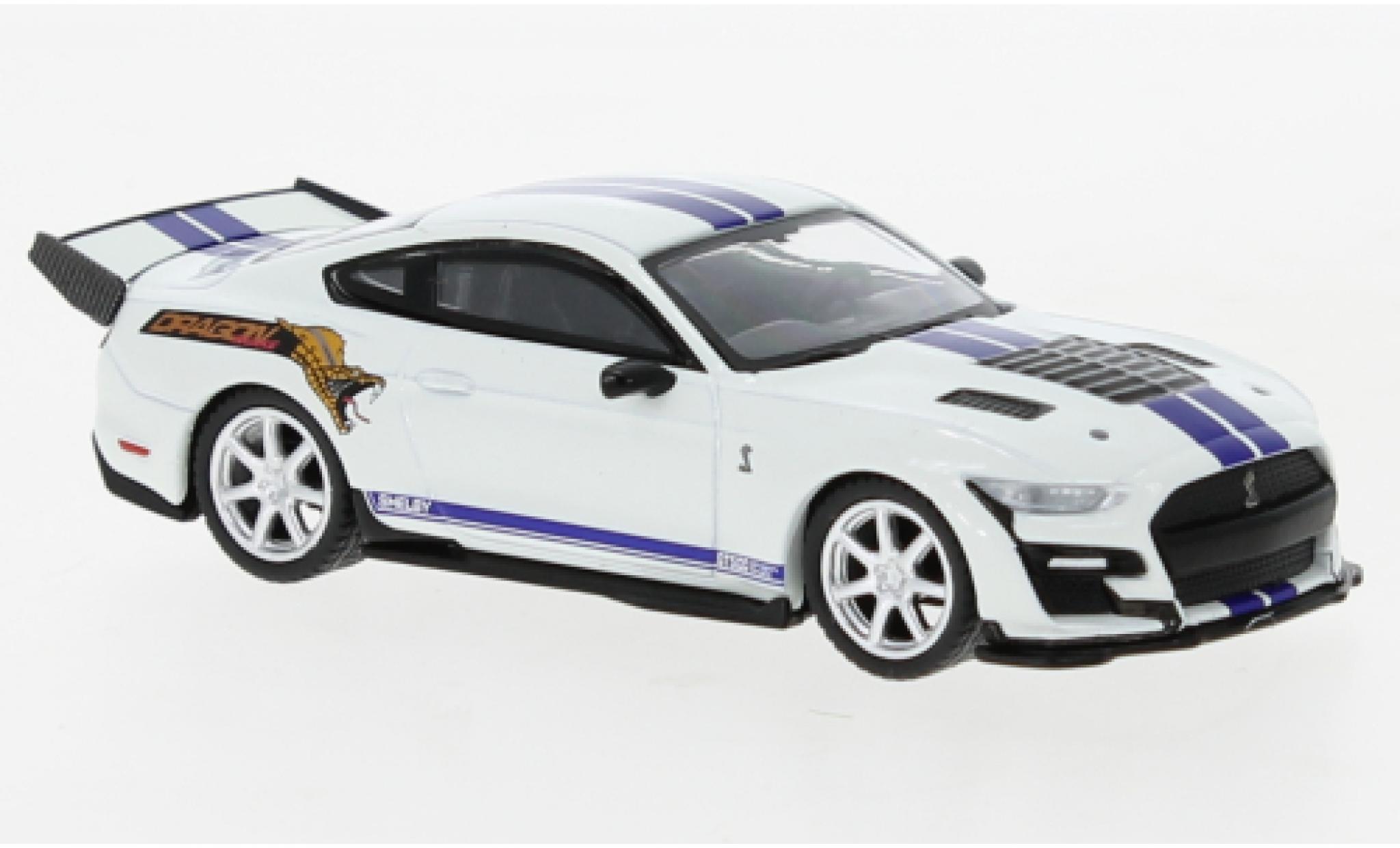 Ford Mustang 1/64 Mini GT GT500 Dragonsnake white/Dekor diecast model cars