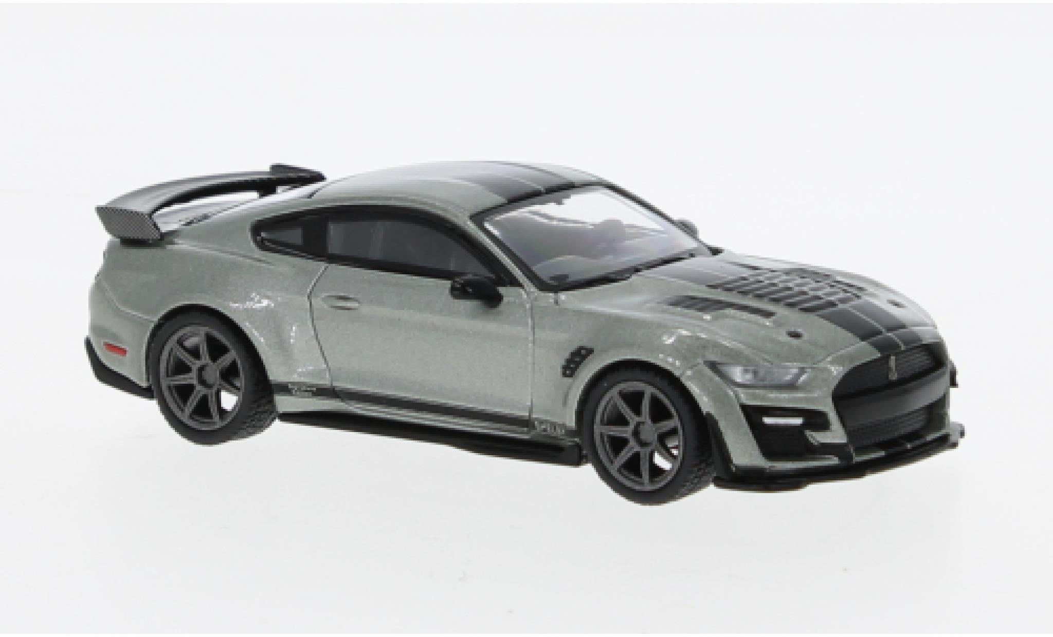 Shelby GT 500 1/64 Mini GT Ford Mustang SE Widebody metallise grey diecast model cars