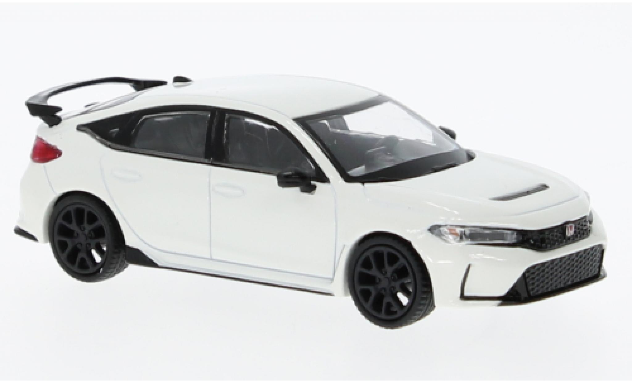 Honda Civic 1/64 Mini GT Type R white 2023 diecast model cars