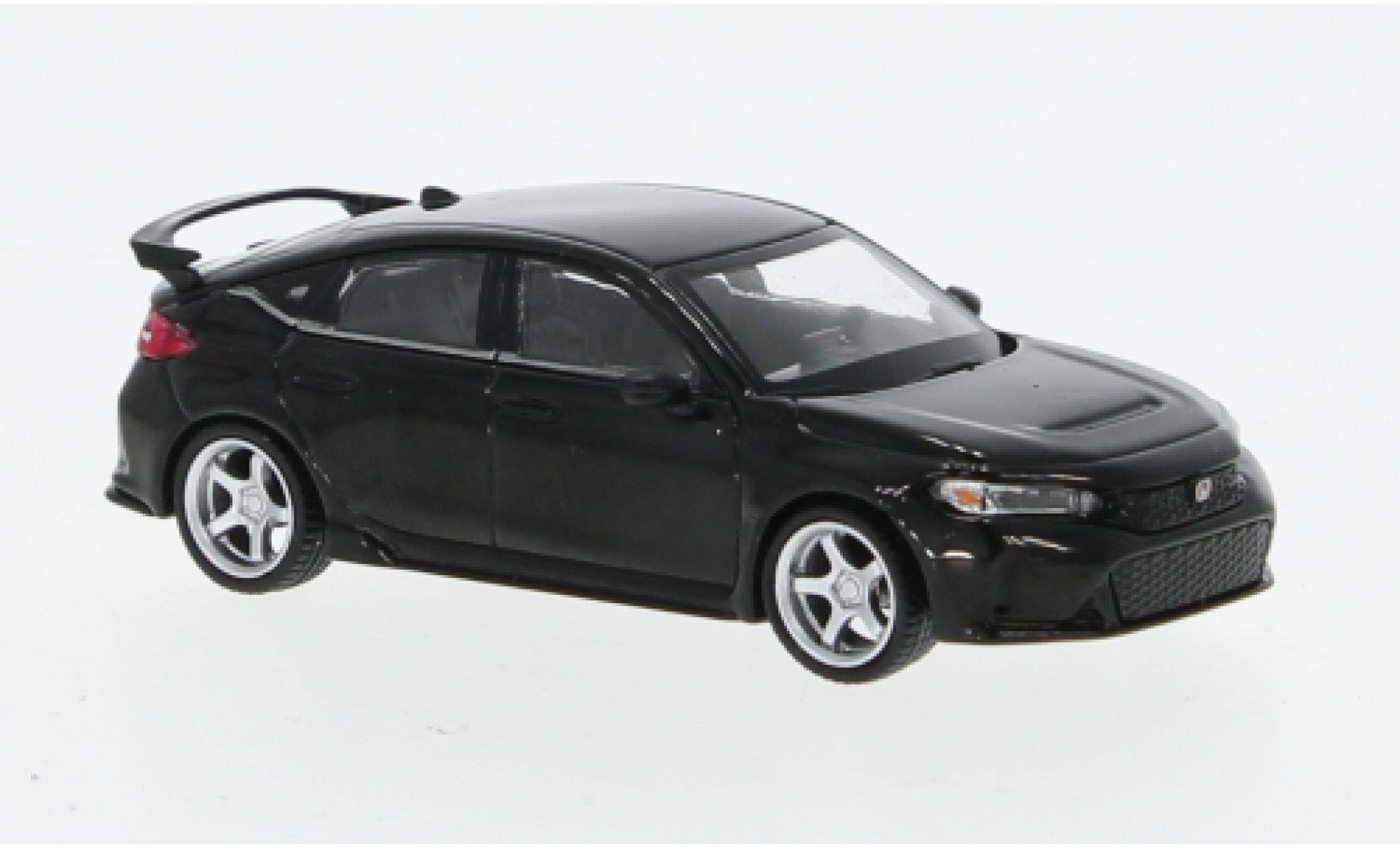 Honda Civic 1/64 Mini GT Type-R metallise black 2023 diecast model cars