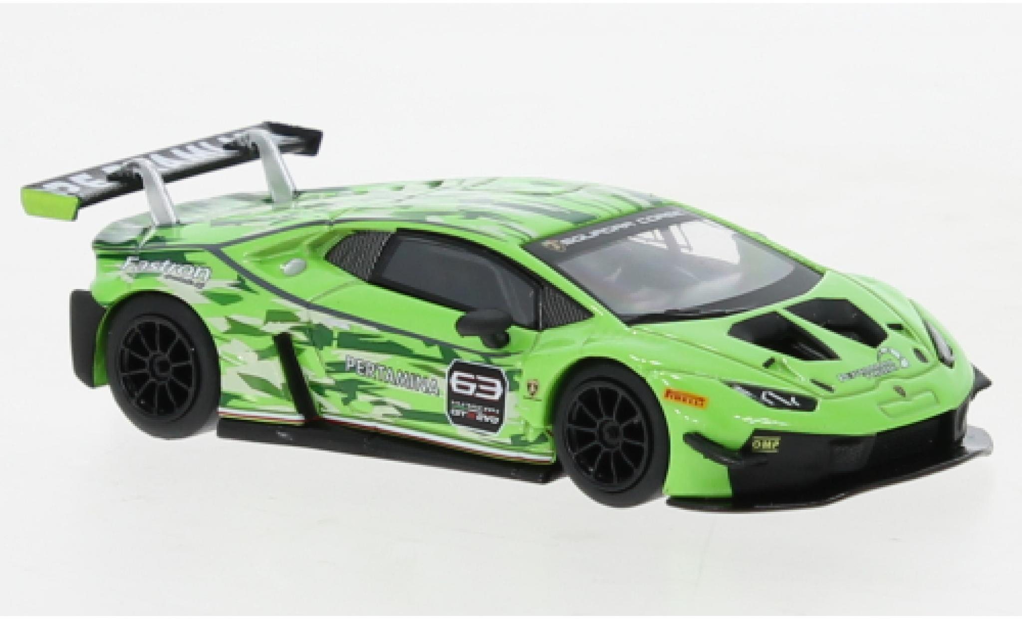 Lamborghini Huracan 1/64 Mini GT GT3 Evo vert diecast model cars