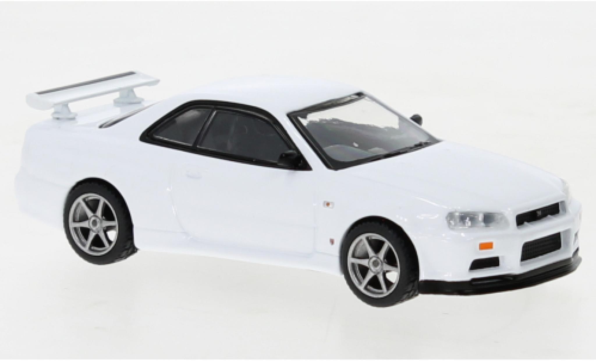Nissan Skyline 1/64 Mini GT GT-R (R34) V-Spec RHD diecast model cars