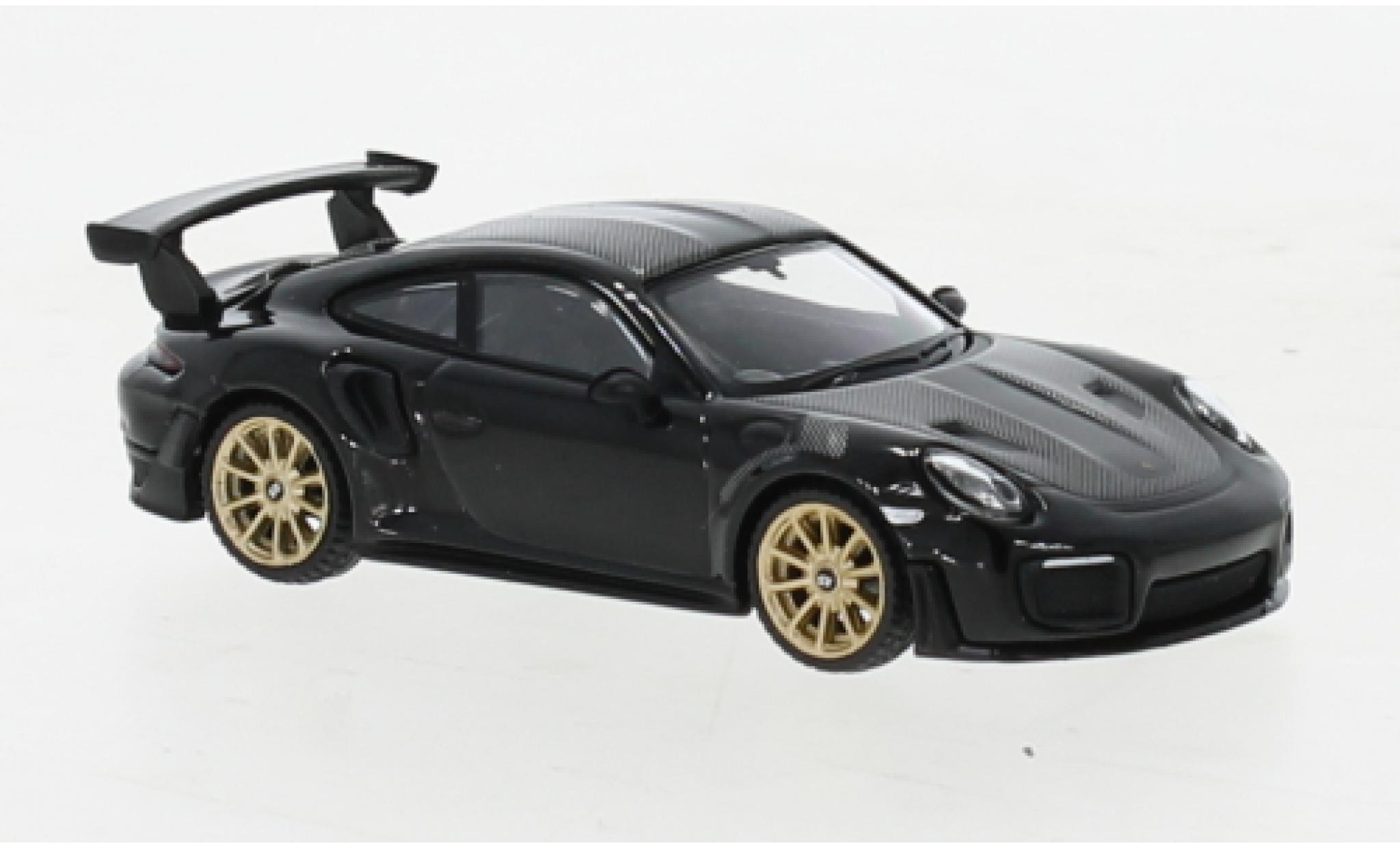 Porsche 991 GT2 RS 1/64 Mini GT 911  black RHD diecast model cars