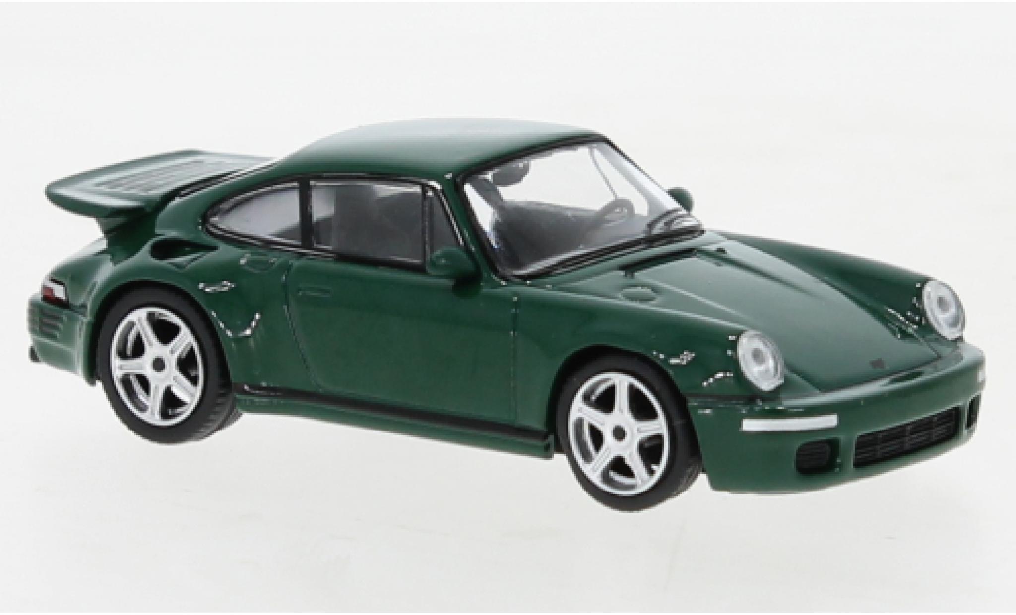 Ruf CTR 1/64 Mini GT Porsche RUF Anniversaire green fonc&eacute; diecast model cars
