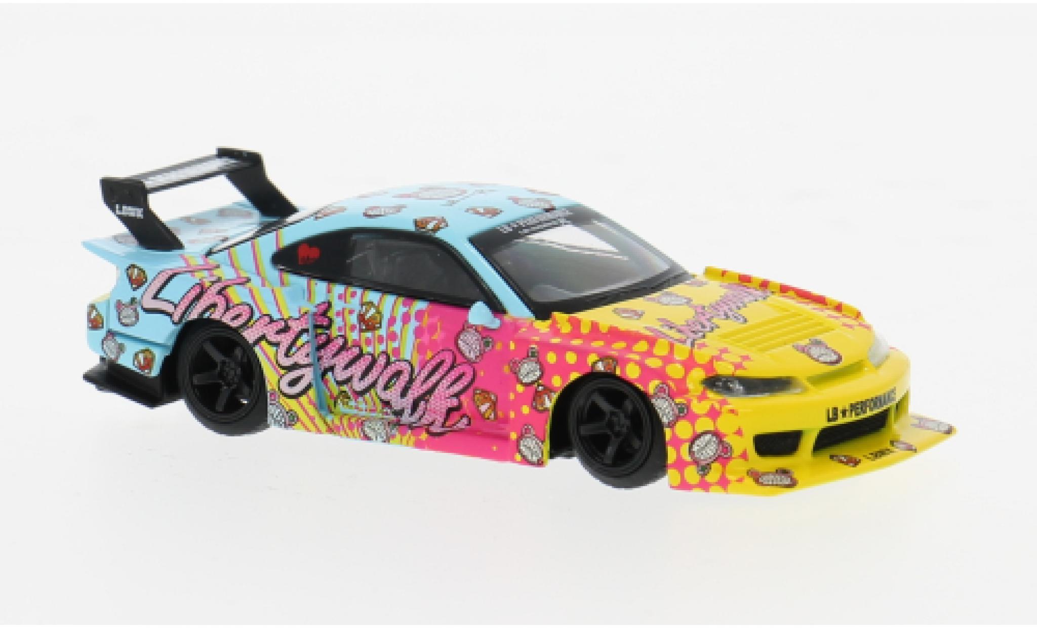 Nissan Silvia 1/64 Mini GT S15 LB-Super Silhouette Kuma 1:64 diecast model cars