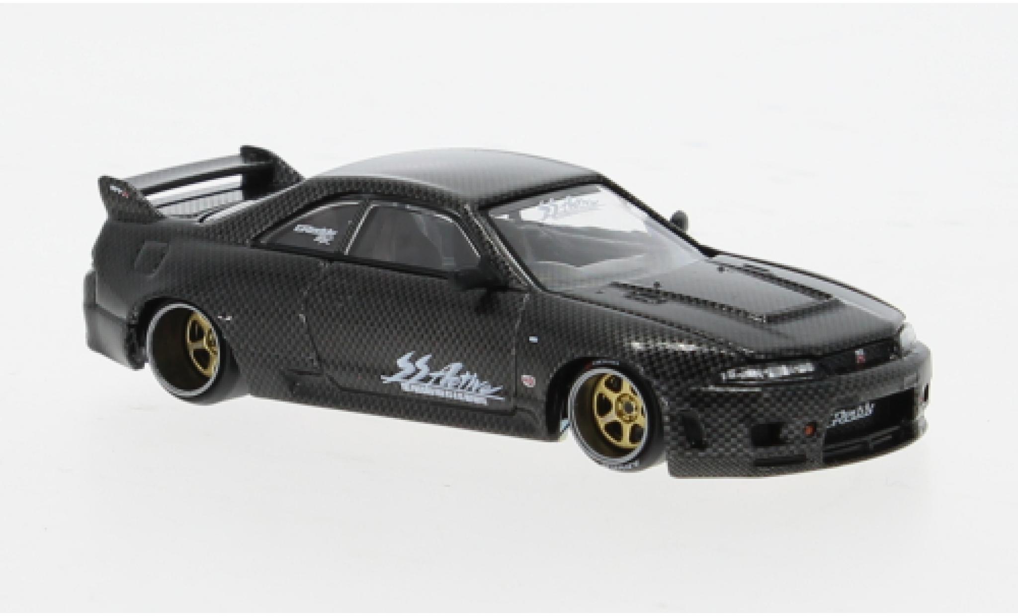 Nissan Skyline 1/64 Mini GT GT-R (R33) carbon 1:64 diecast model cars