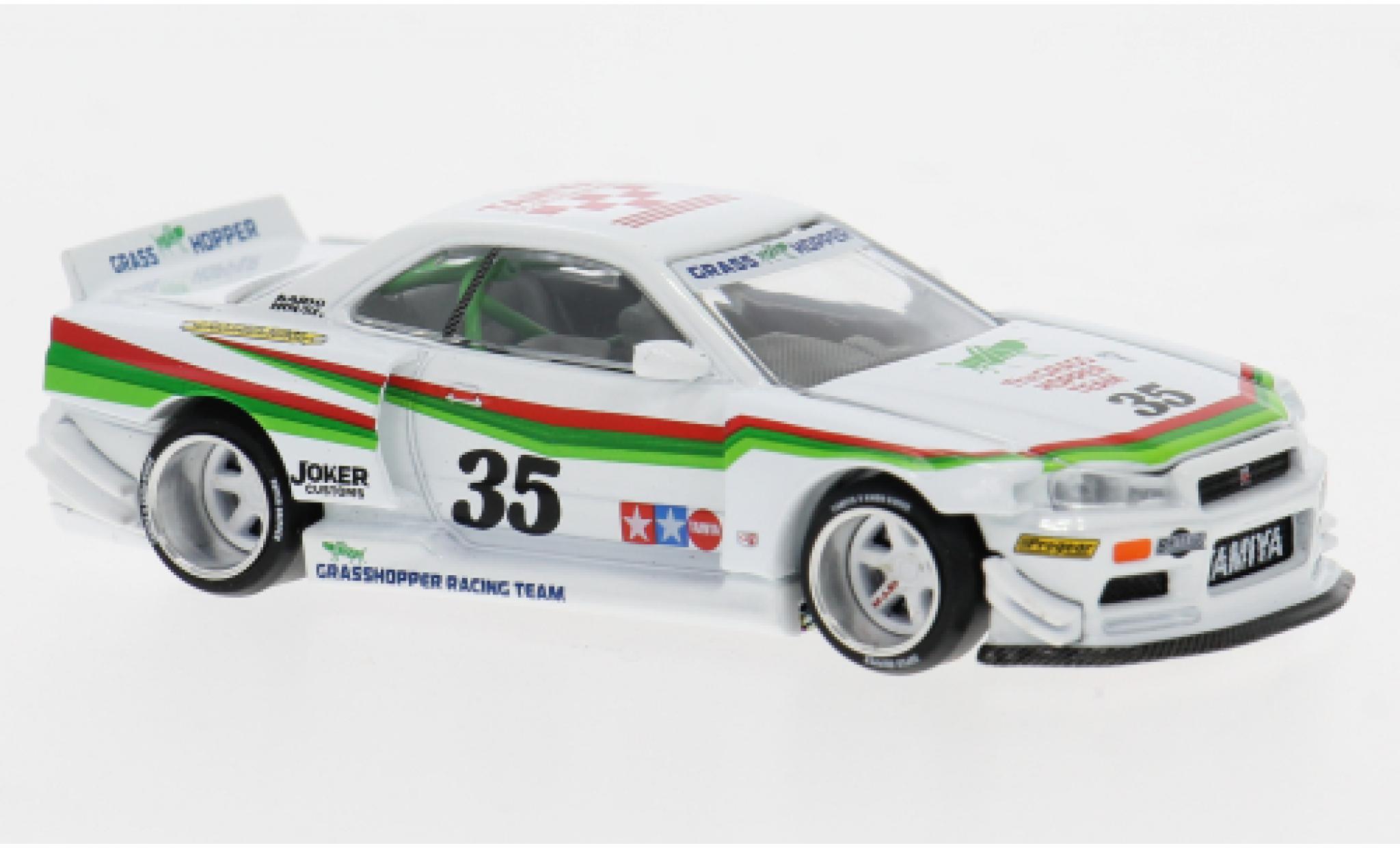 Nissan Skyline 1/64 Mini GT GTR (R34) The GRASSHOPPER 1:64 diecast model cars