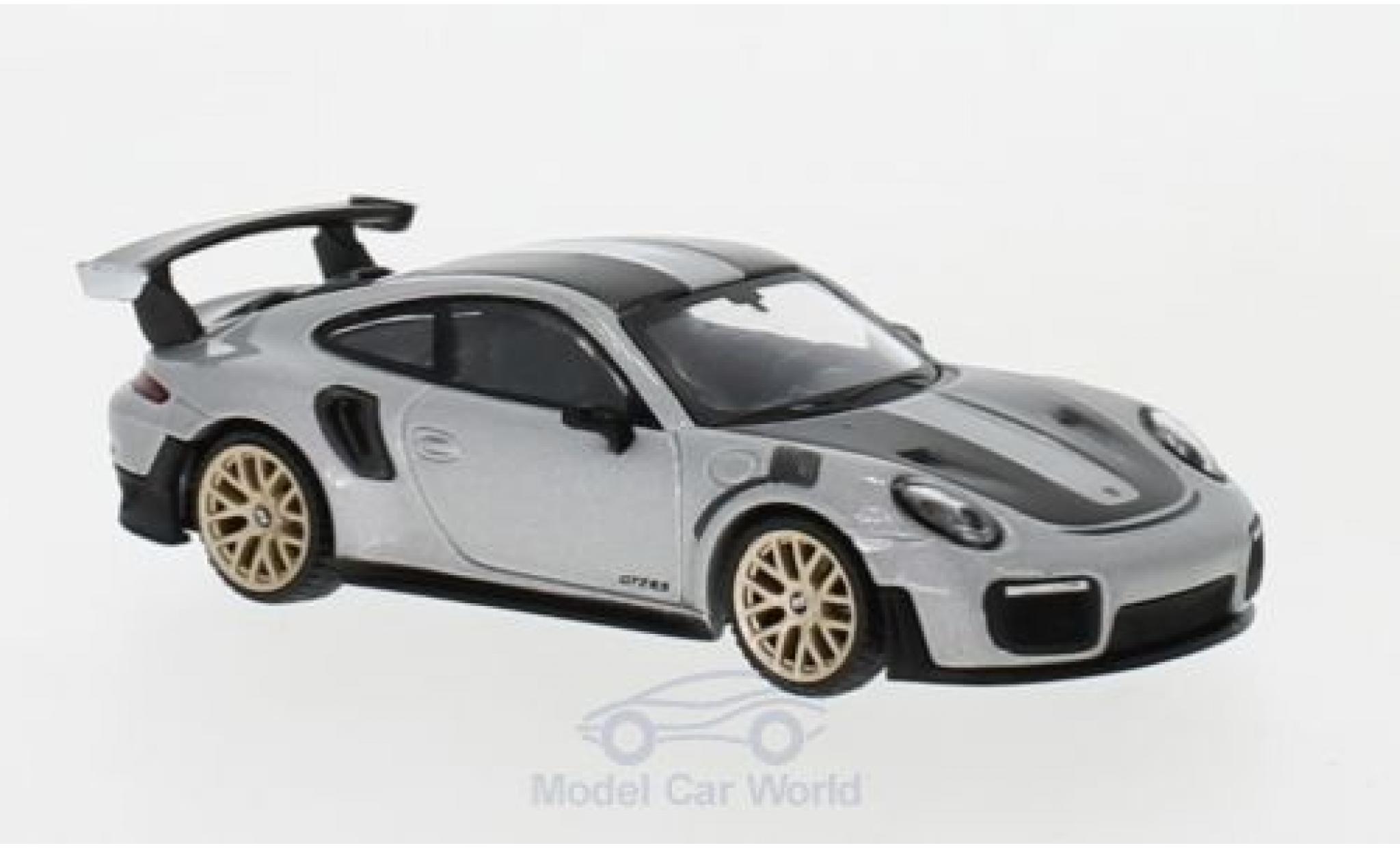 Porsche 991 GT2 RS 1/64 Mini GT 911 ( II) GT2 RS grey Weissach Package diecast model cars