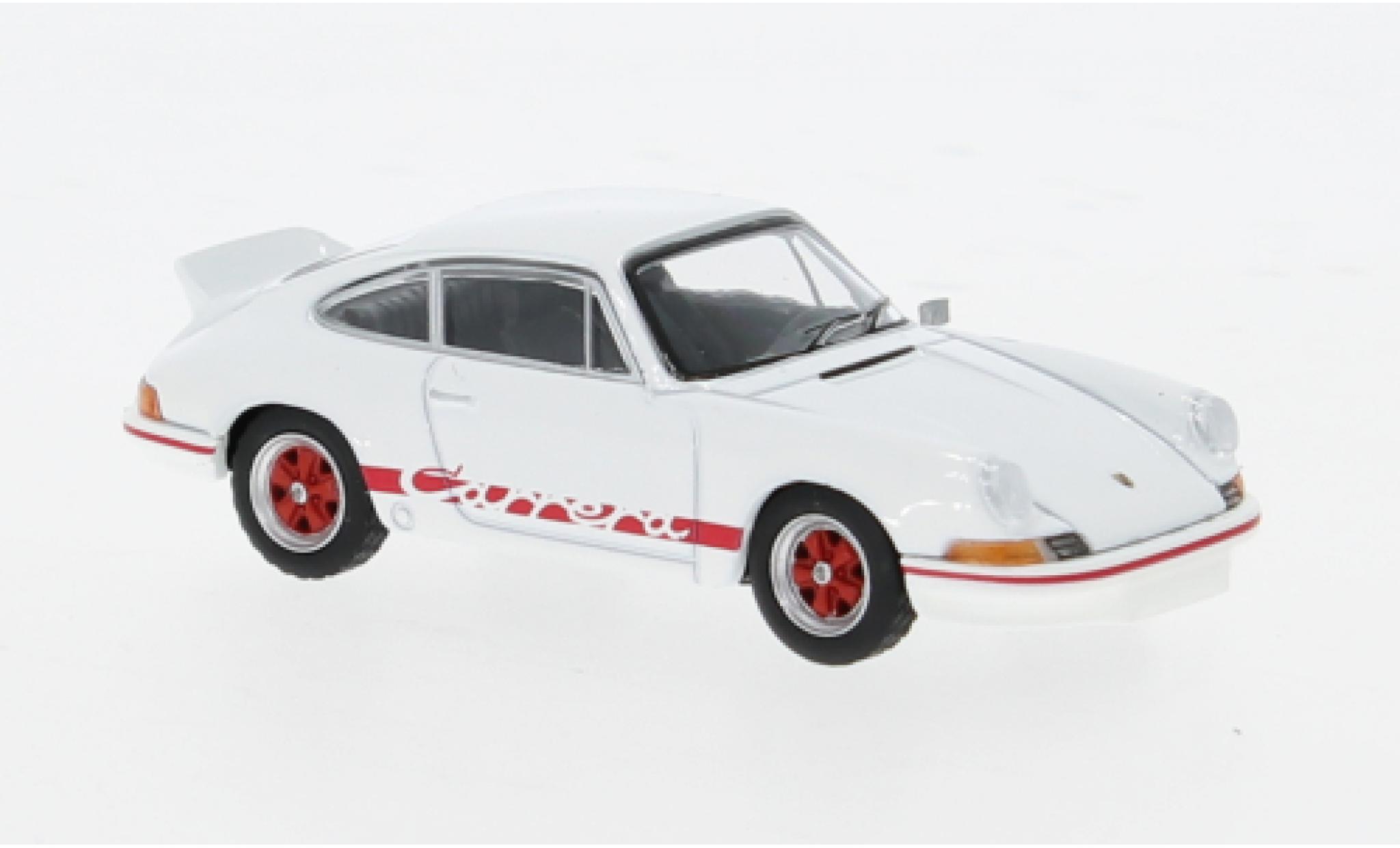 Porsche 911 1/64 Mini GT Carrera 2.7 RS white/Dekor 1:64 diecast model cars