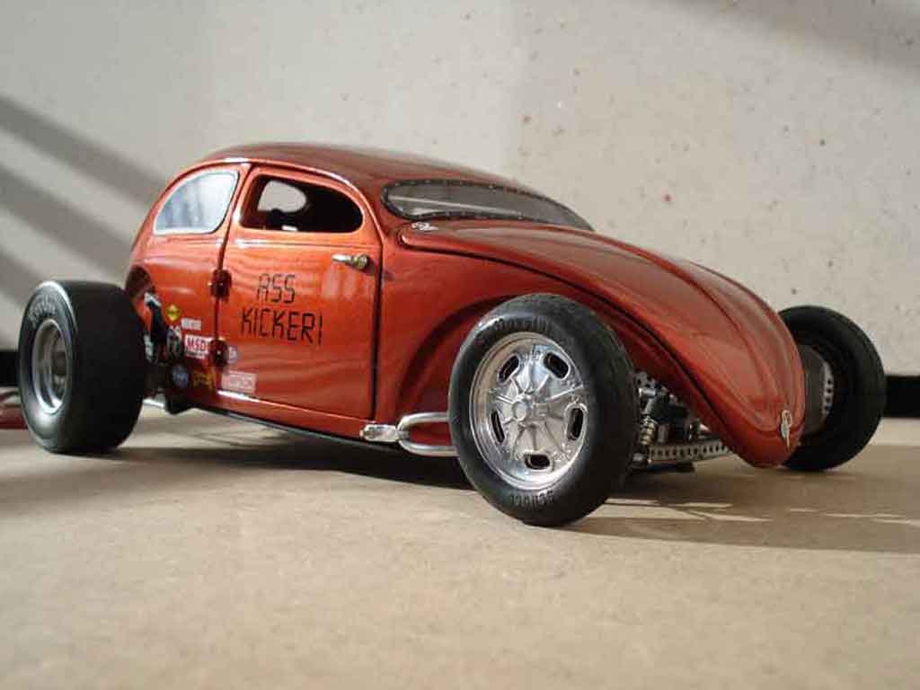 Volkswagen Kafer Hot Rod 1/18 Burago Hot Rod cox ass kicker 56 diecast model cars