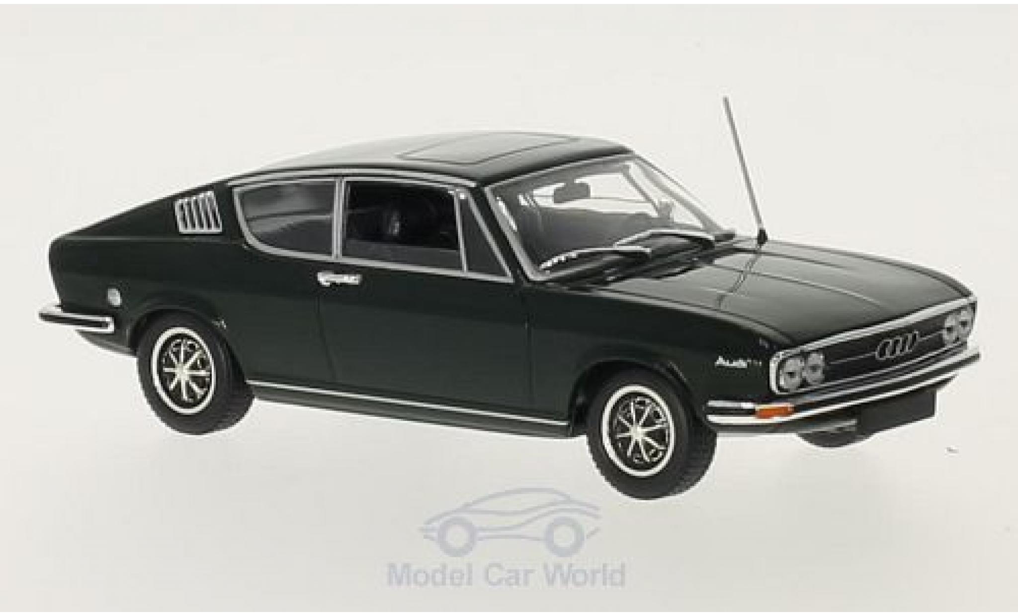 Audi 100 1/43 Minichamps Coupe S green 1969 diecast model cars