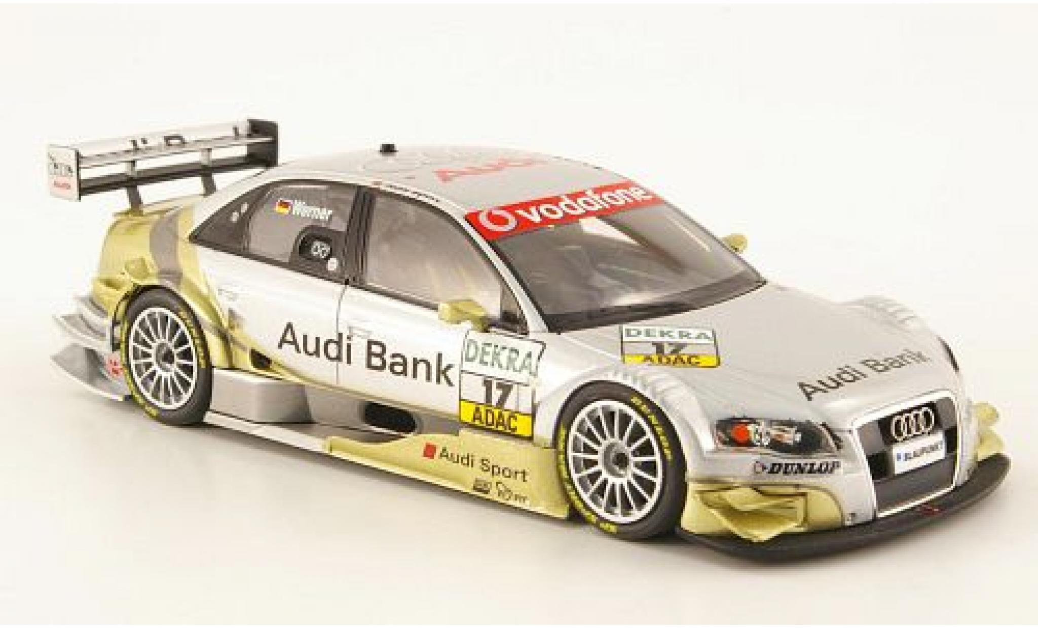 Audi A4 1/43 Minichamps DTM No.17 Team Phoenix DTM 2007 M.Werner diecast model cars