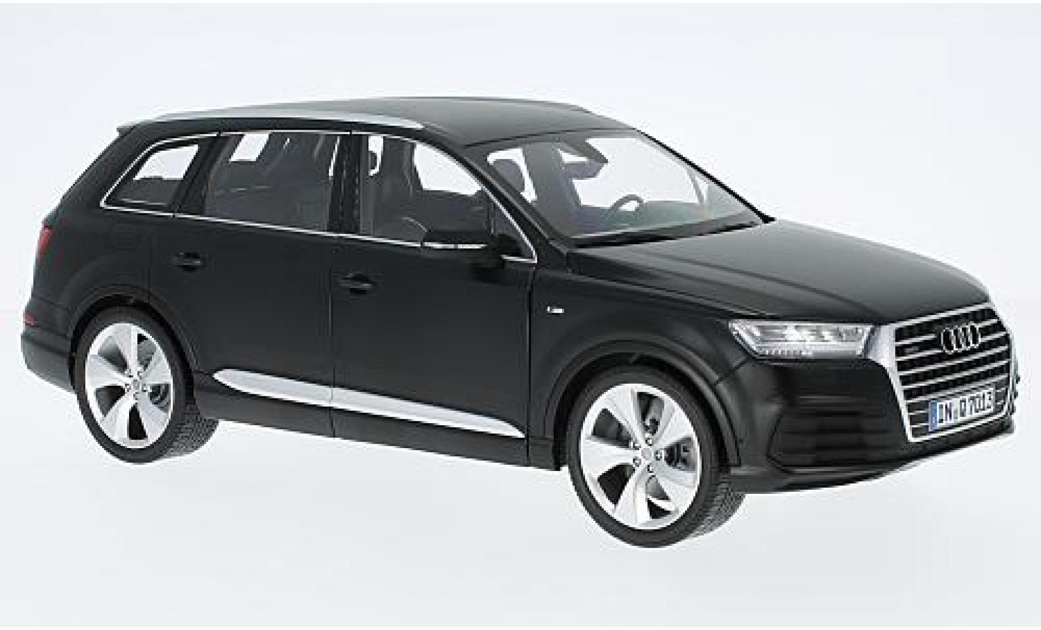 Audi Q7 1/18 Minichamps matt-black 2015 diecast model cars