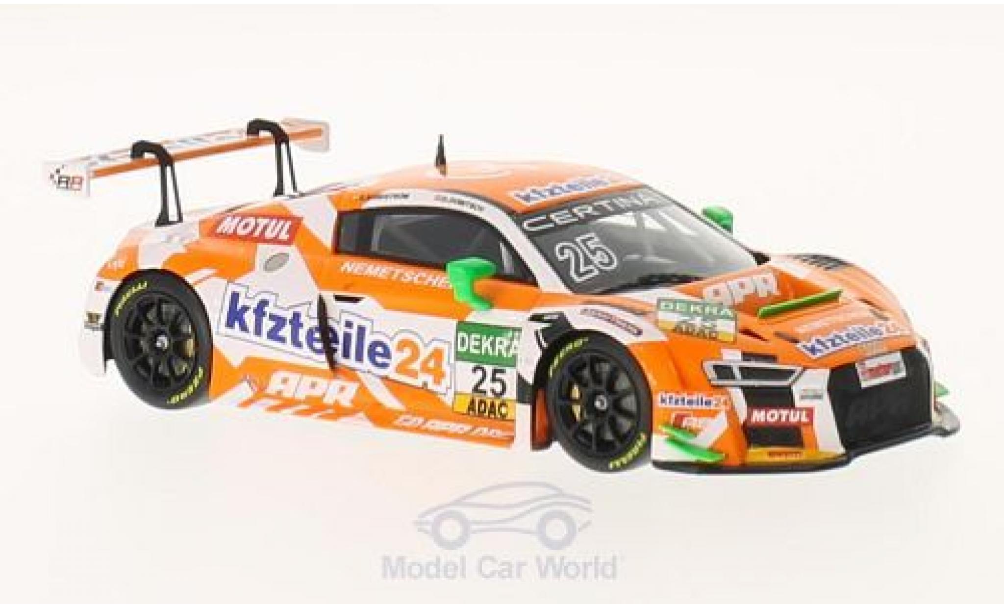 Audi R8 1/43 Minichamps LMS No.25 APR Motorsport KFZTeile 24 / APR Motorsport ADAC GT Masters 2016 D.Dobitch/E.Sandstr&ouml;m diecast model cars
