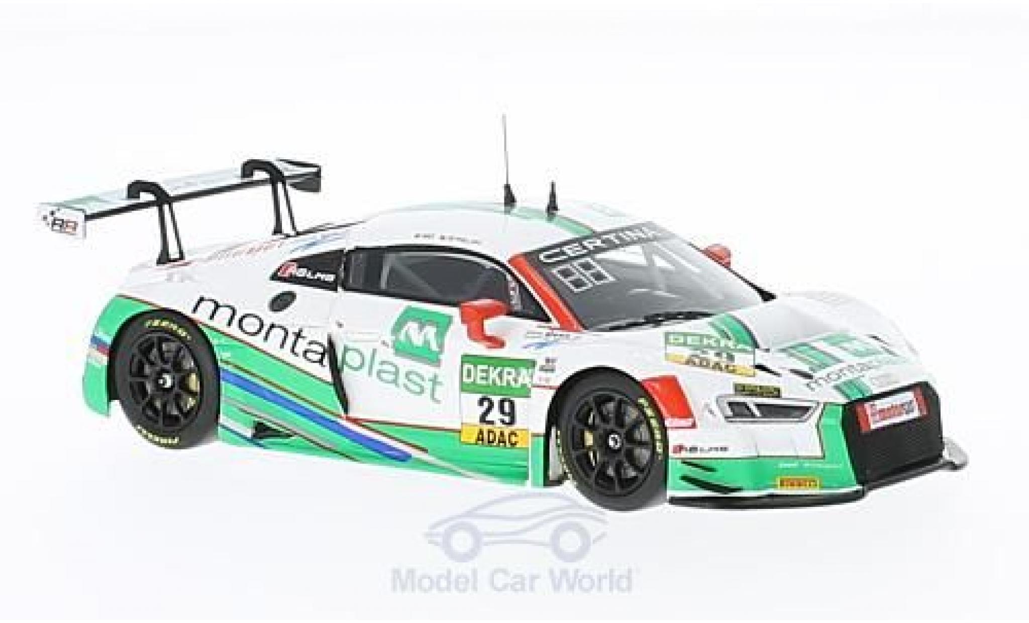 Audi R8 1/43 Minichamps LMS No.29 Montaplast by Land-Motorsport ADAC GT Masters 2016 C.de Phillippi/C.Mies diecast model cars