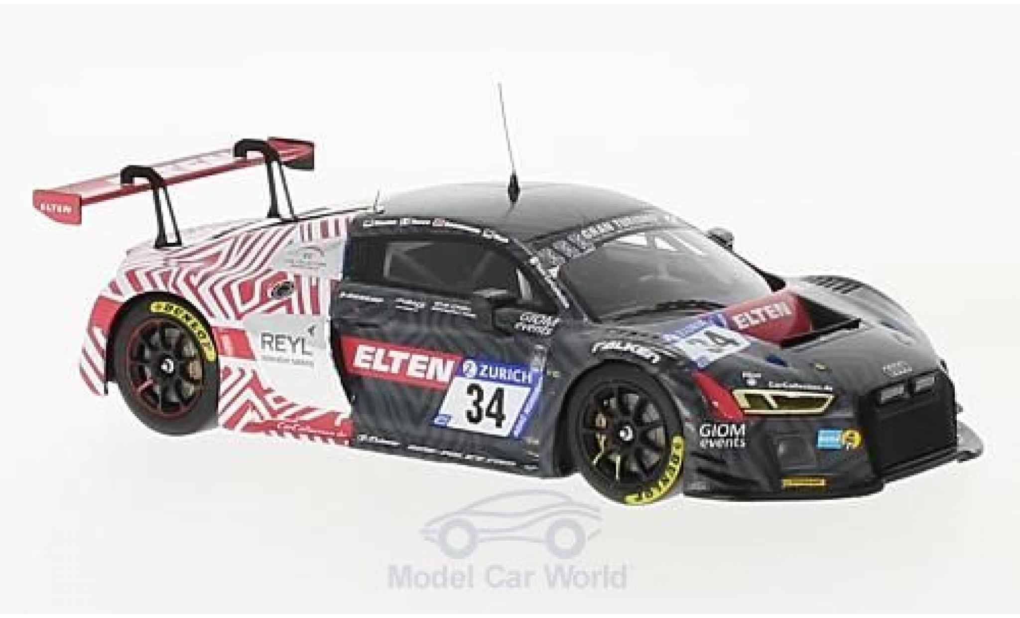 Audi R8 1/43 Minichamps LMS No.34 Car Collection Motorsport 24h N&uuml;rburgring 2017 R.Saurenmann/L.Rocco/K.Koch/J-E.Slooten diecast model cars