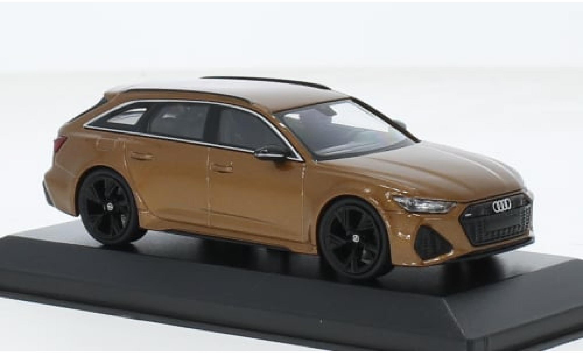 Audi RS6 1/43 Minichamps Avant metallise brown 2019 1:43 diecast model cars