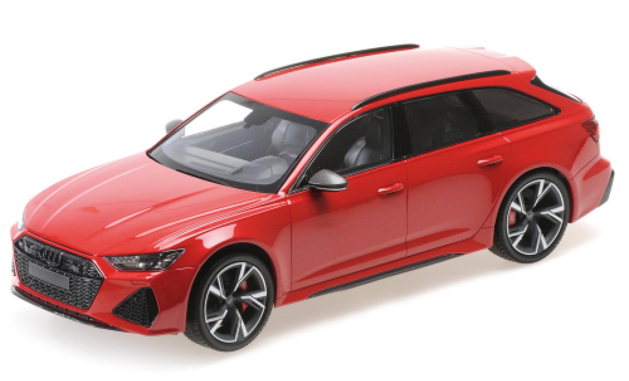 Audi RS6 1/18 Minichamps Avant metallic red 2019 diecast model cars