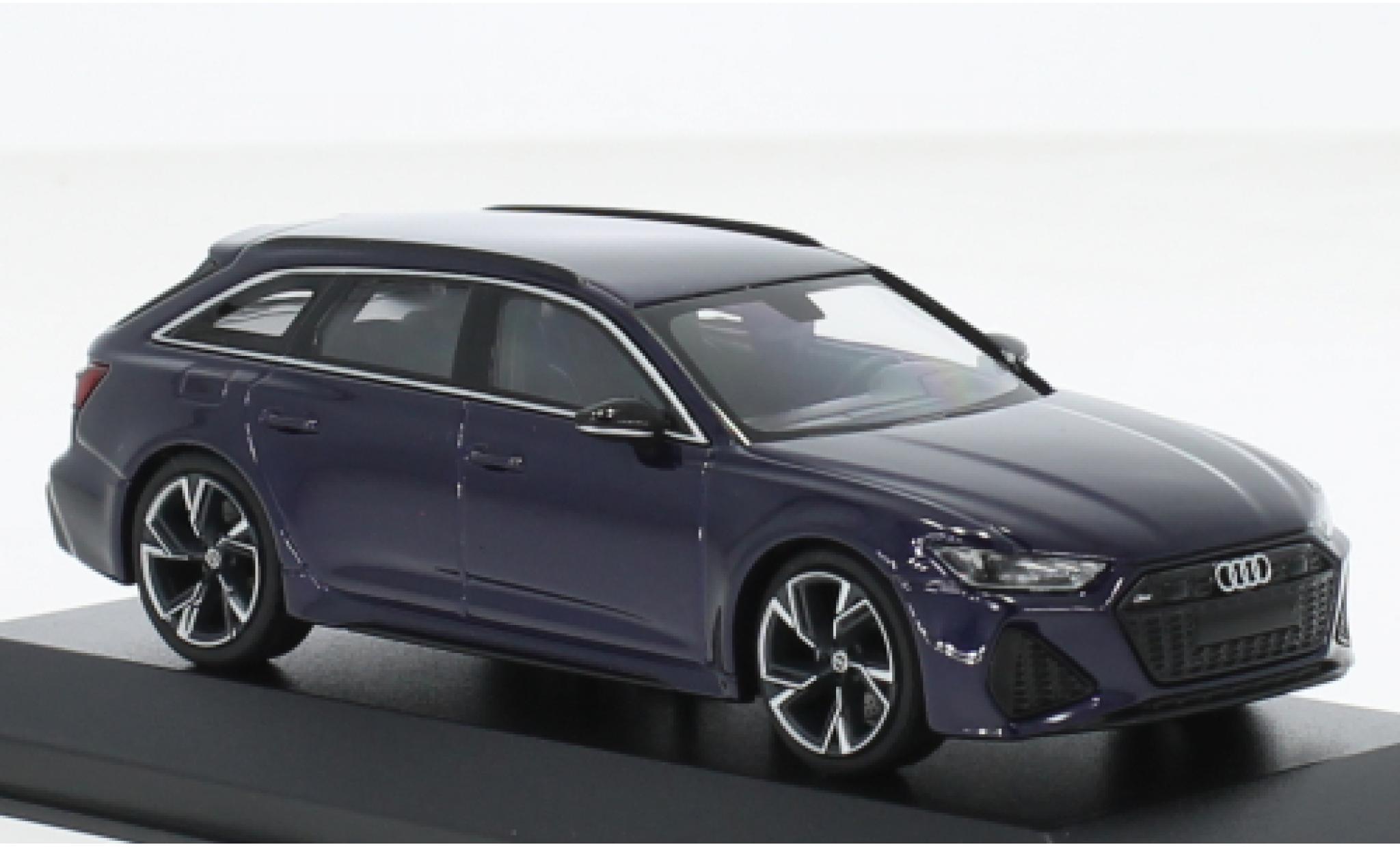 Audi RS6 1/43 Minichamps Avant metallise purple 2019 1:43 diecast model cars