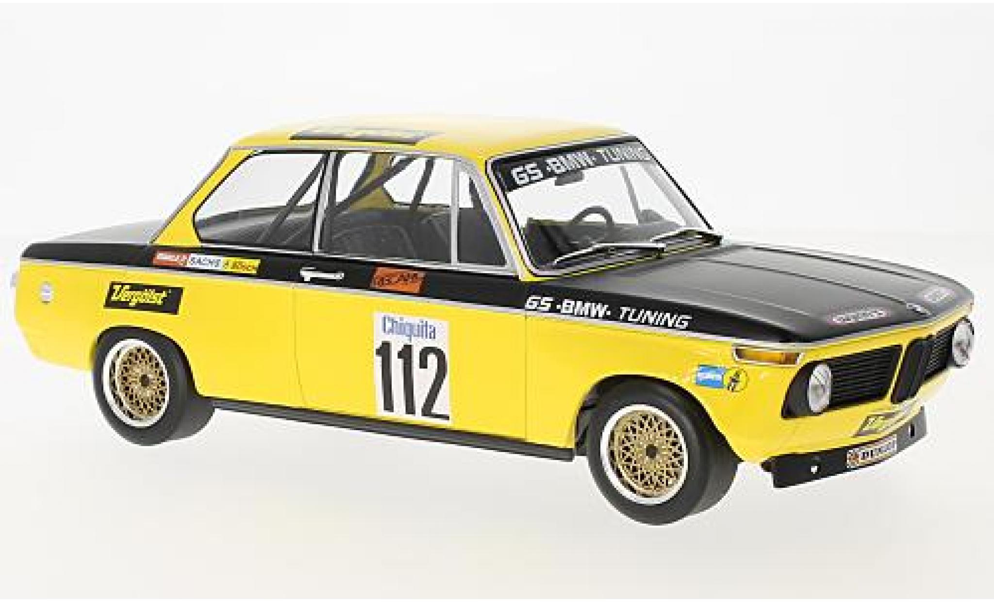 Bmw 2002 1/18 Minichamps No.112 GS Tuning Verg&ouml;lst DRM Diepholz 1972 D.Basche diecast model cars