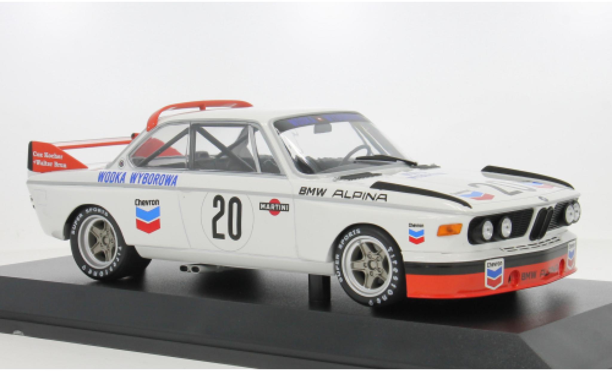 Bmw 3.0 1/18 Minichamps CSL No.20 Alpina 24h Spa 1973 1:18 diecast model cars