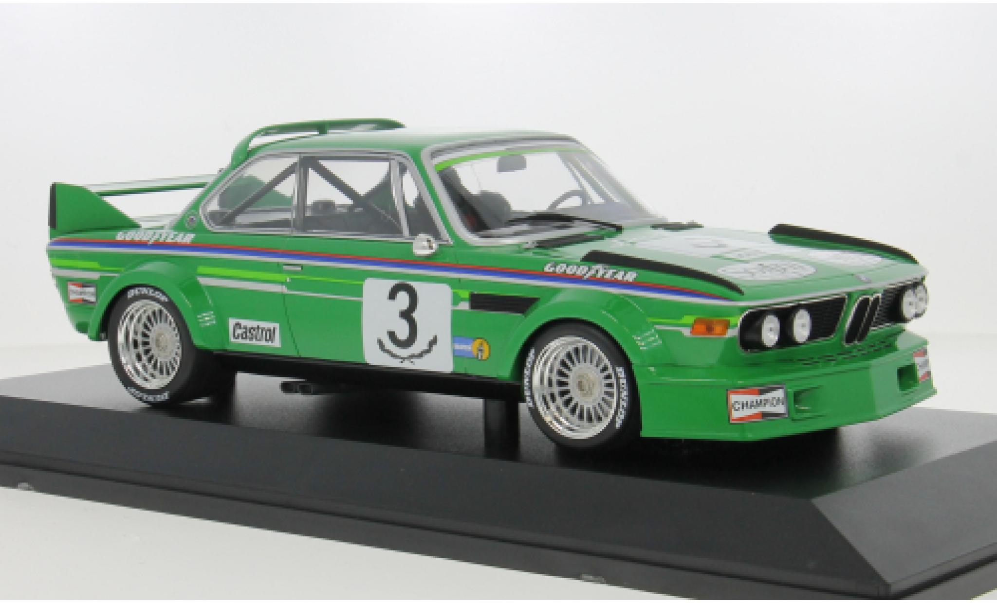 Bmw 3.0 1/18 Minichamps CSL No.3 Sorini Br&uuml;nn 1978 1:18 diecast model cars