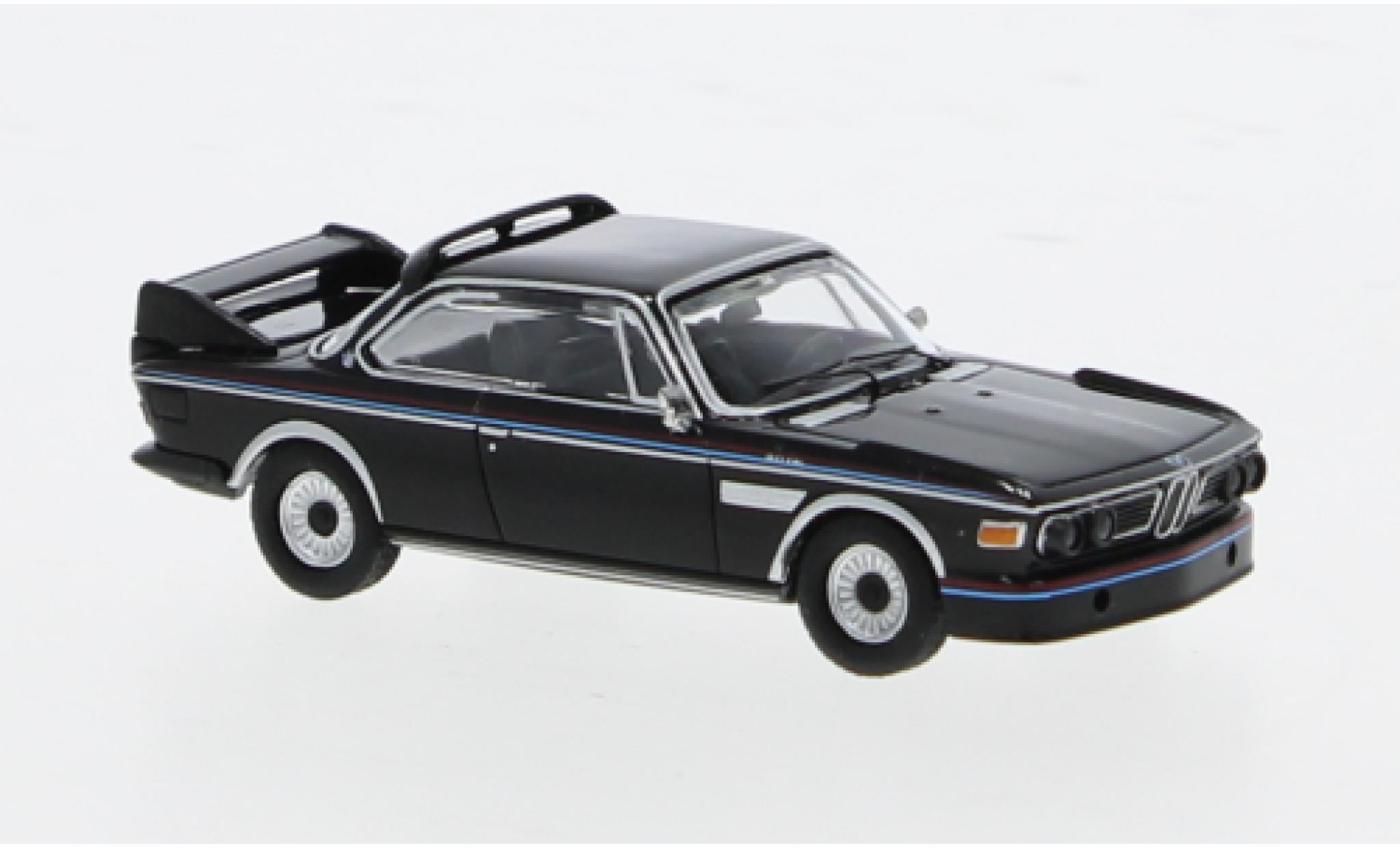 Bmw 3.0 1/87 Minichamps CSL black 1973 1:87 diecast model cars