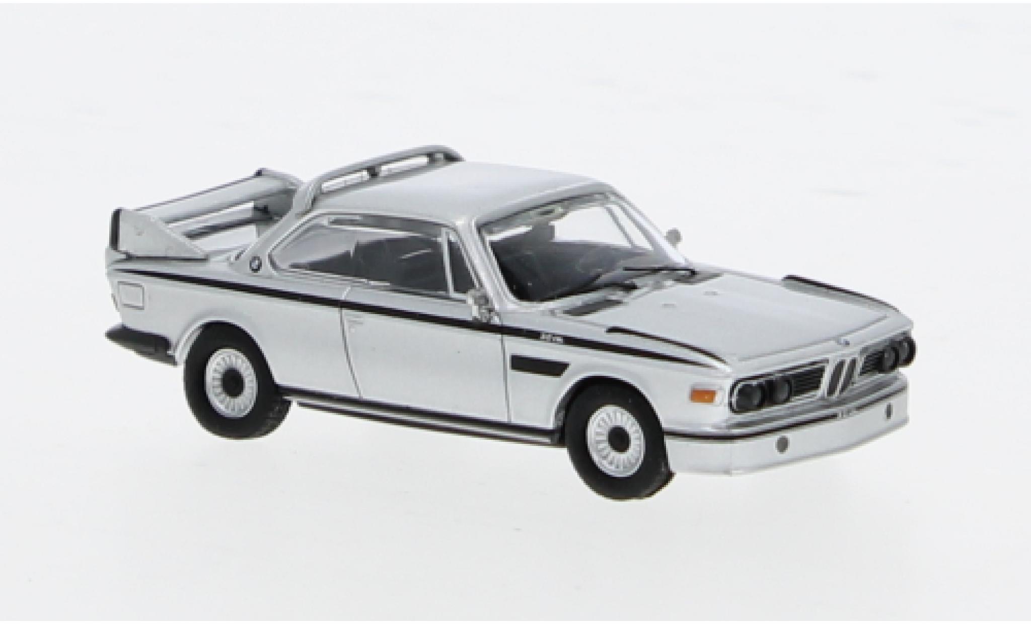 Bmw 3.0 1/87 Minichamps CSL silver 1973 1:87 diecast model cars