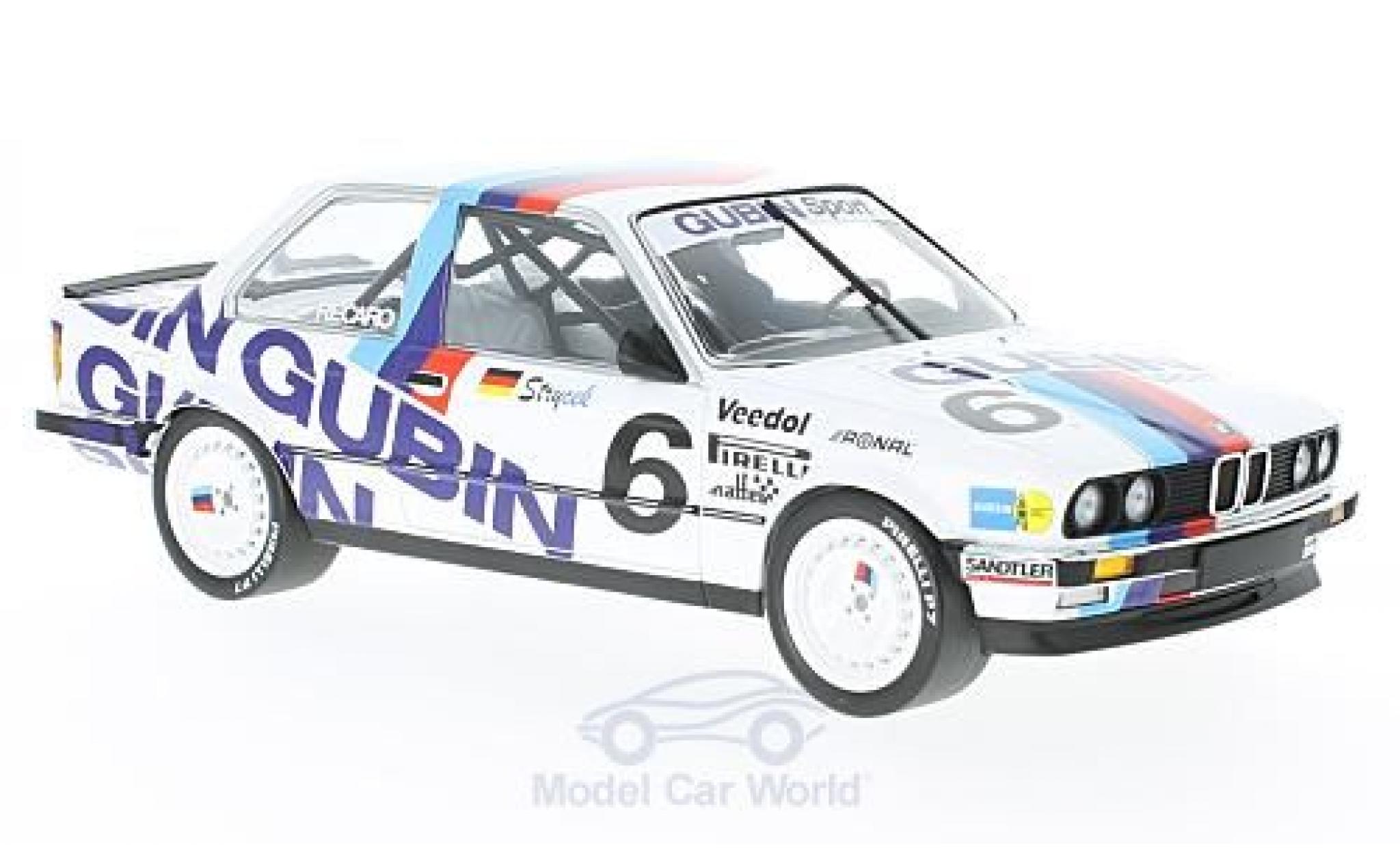 Bmw 325 1/18 Minichamps i No.6 Gubin Sport DTM 1986 V.Strycek diecast model cars
