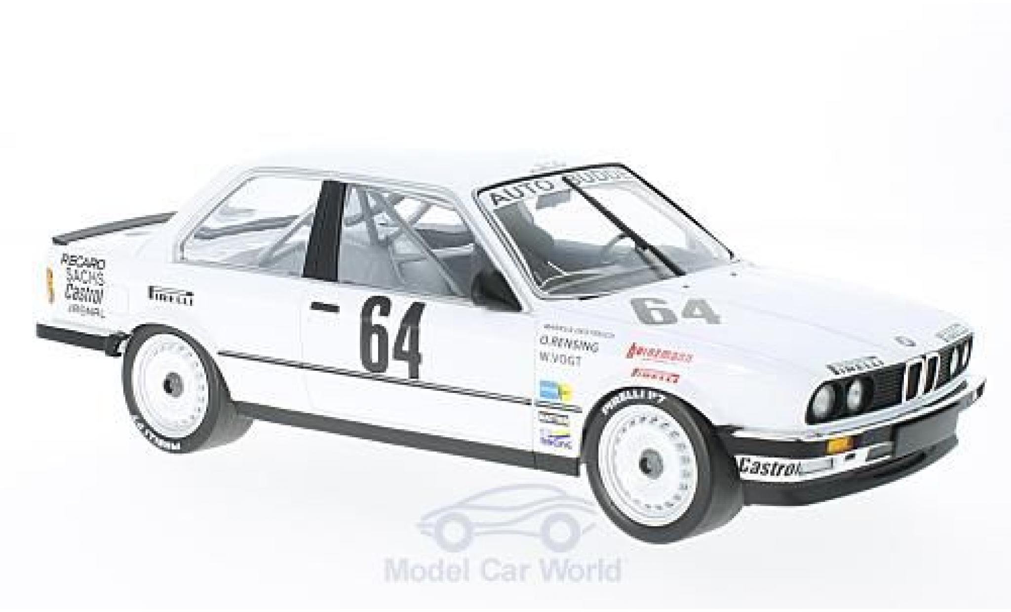 Bmw 325 1/18 Minichamps i No.64 Auto Budde Team 24h N&uuml;rburgring 1986 M.Oestreich/O.Rensing/W.Vogt diecast model cars