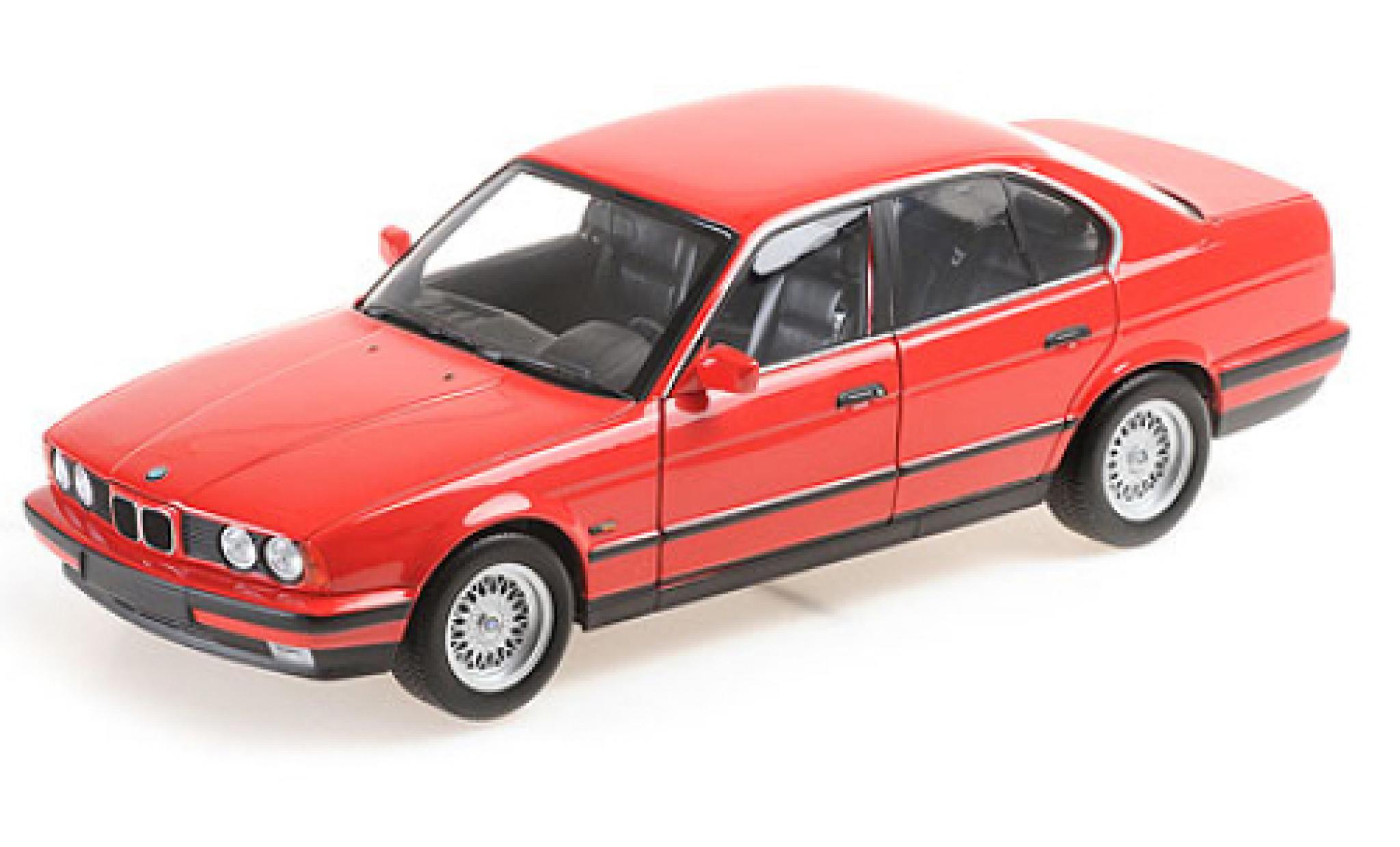 Bmw 535 1/18 Minichamps i (E34) red 1988 diecast model cars