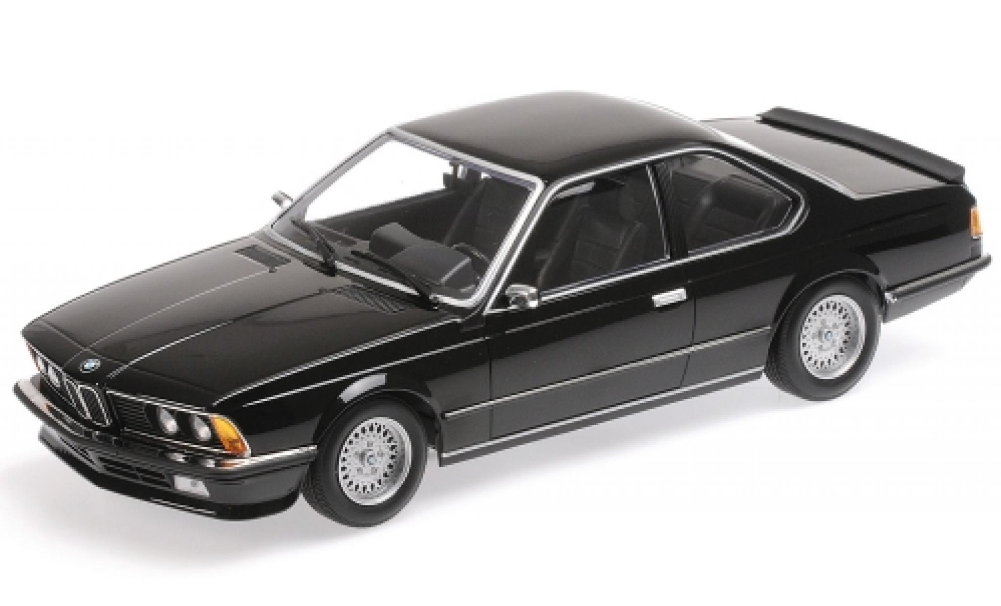 Bmw 635 CSI 1/18 Minichamps 635 CSi metallic black 1982 diecast model cars