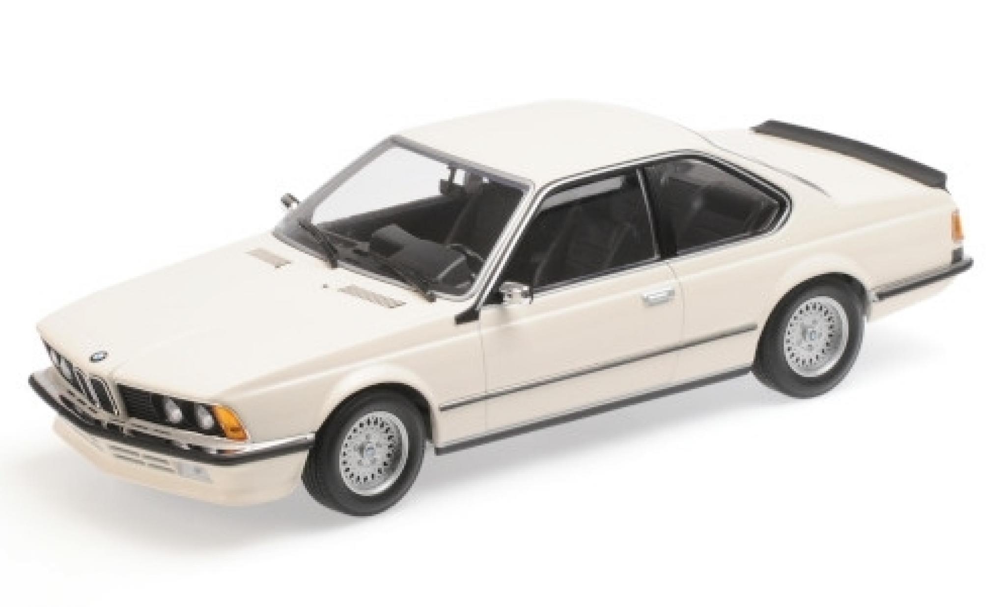 Bmw 635 CSI 1/18 Minichamps white 1982 diecast model cars