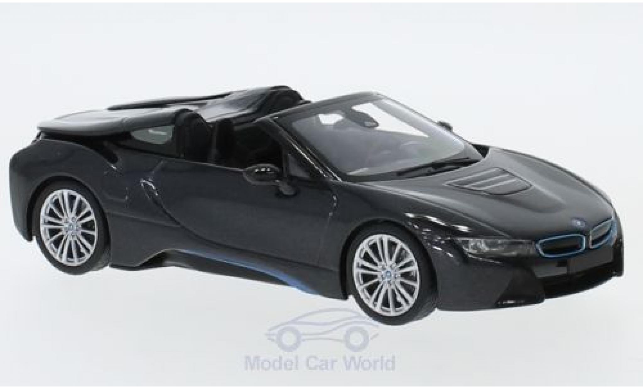Bmw i8 1/18 Minichamps Roadster (I15) metallic grey 2017 diecast model cars