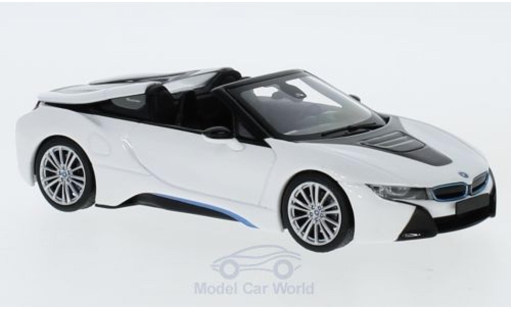 Bmw i8 1/43 Minichamps Roadster (I15) metallic white 2017 diecast model cars