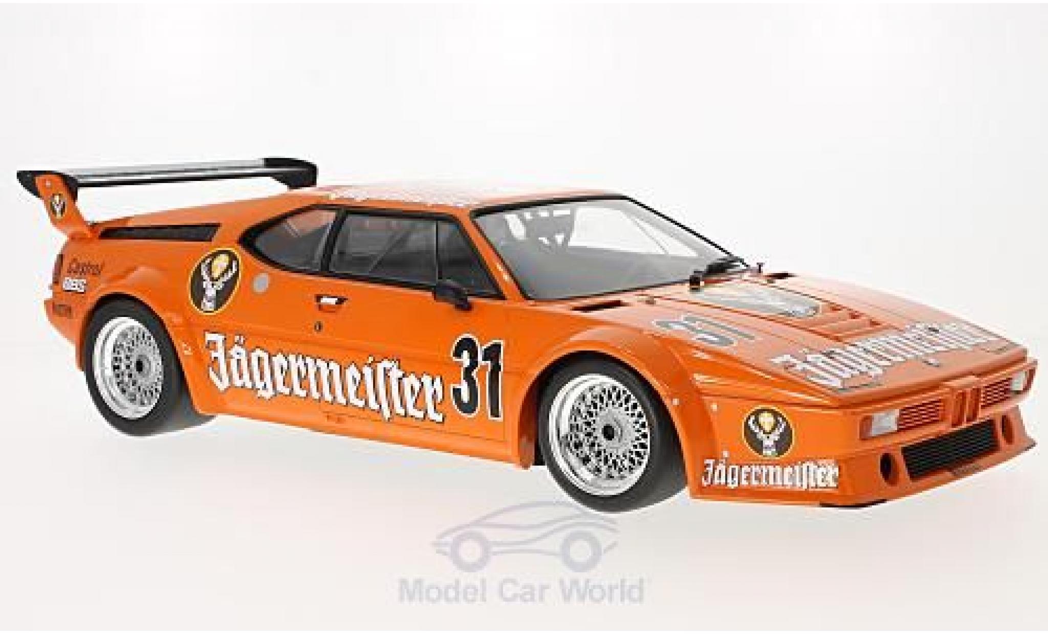 Bmw M1 1982 1/12 Minichamps Gr.4 No.31 Auto Maas J&auml;germeister DRM Eifelrennen N&uuml;rburgring 1982 K.K&ouml;nig diecast model cars