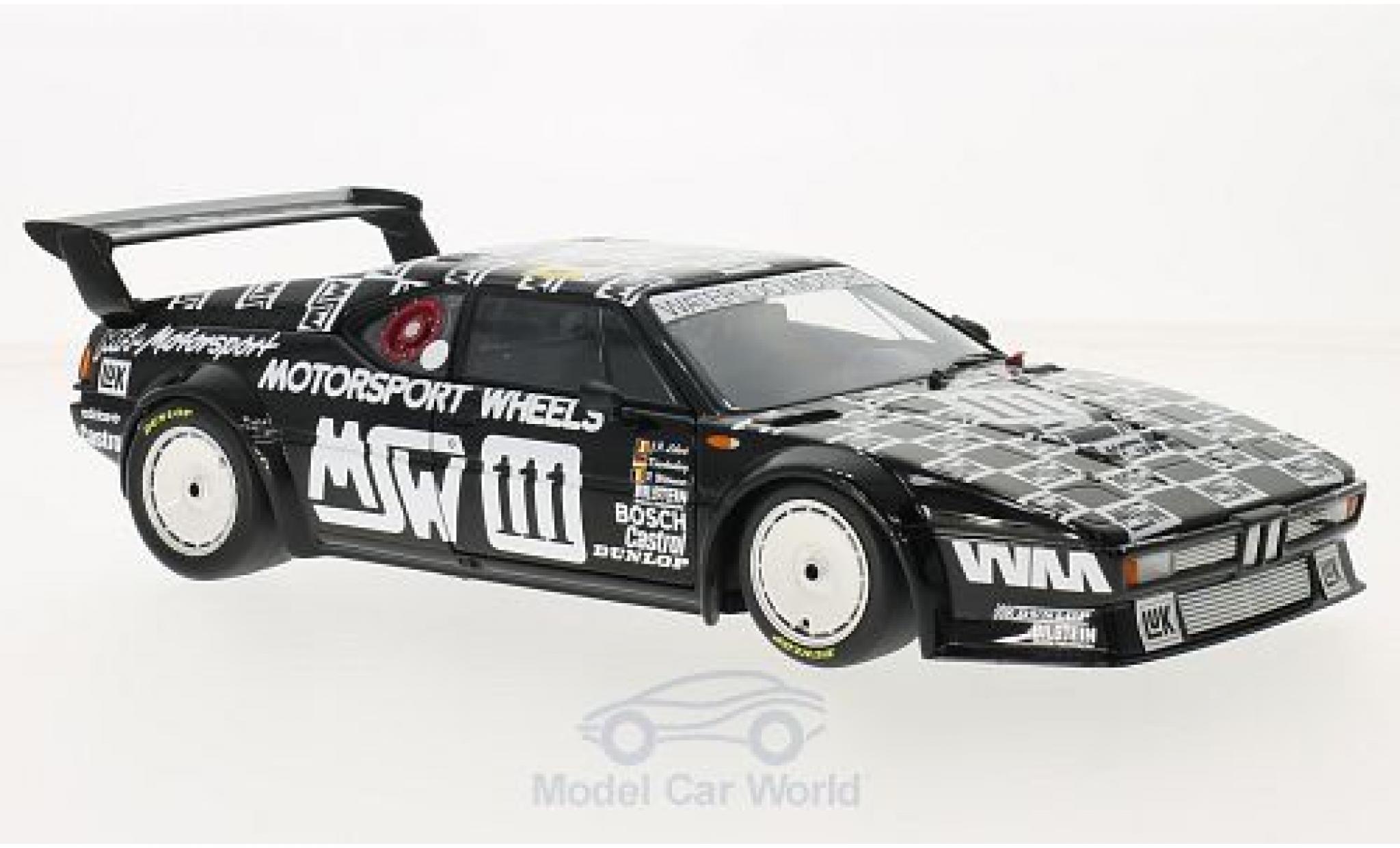 Bmw M1 1986 1/18 Minichamps No.111 MK Motorsport MSW 24h Le Mans 1986 P.Witmeur/M.Krankenberg/J-P.Libert diecast model cars