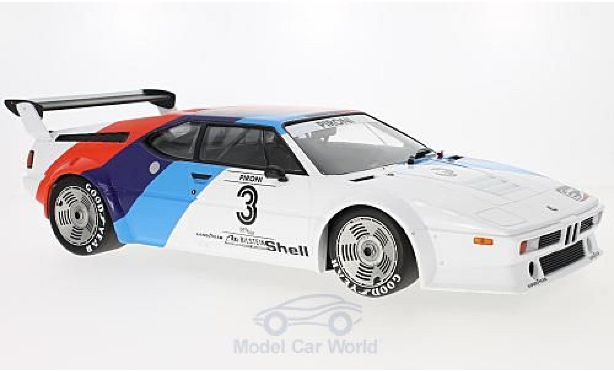 Bmw M1 1979 1/12 Minichamps Procar No.3 Motorsport Procar 1979 D.Pironi diecast model cars