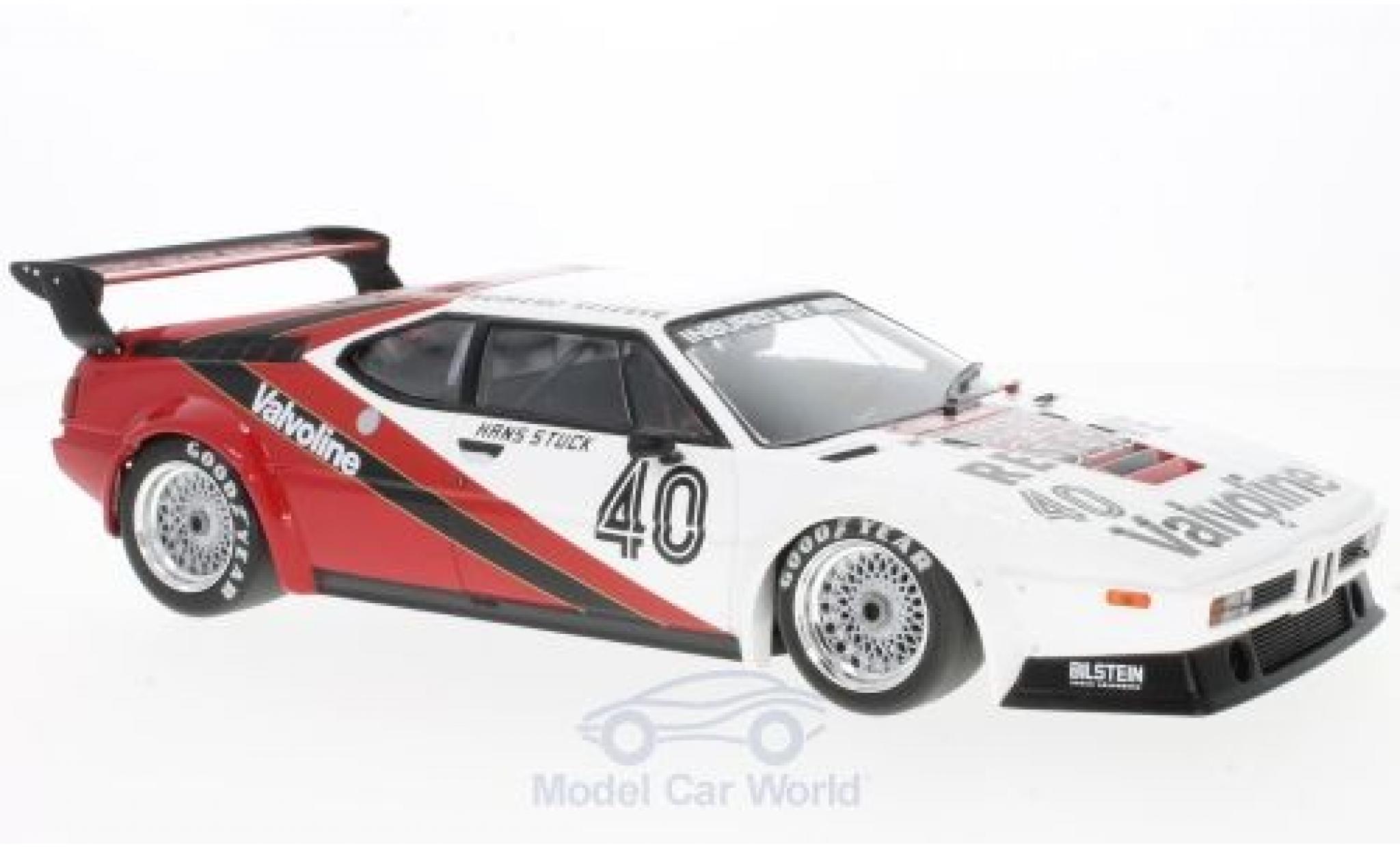 Bmw M1 1980 1/18 Minichamps Procar No.40 Project Four Racing Procar Monaco 1980 H-J.Stuck diecast model cars