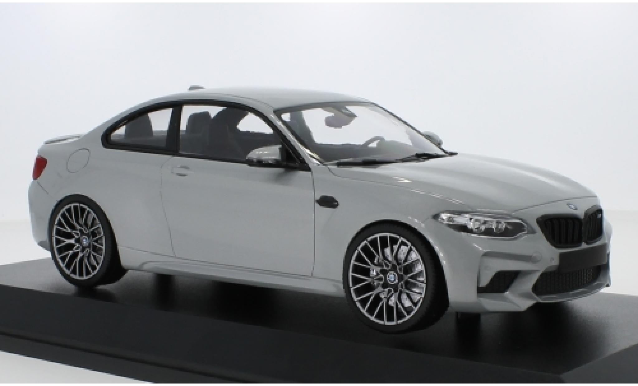 Bmw M2 1/18 Minichamps Competition (F22) grey 2019 diecast model cars