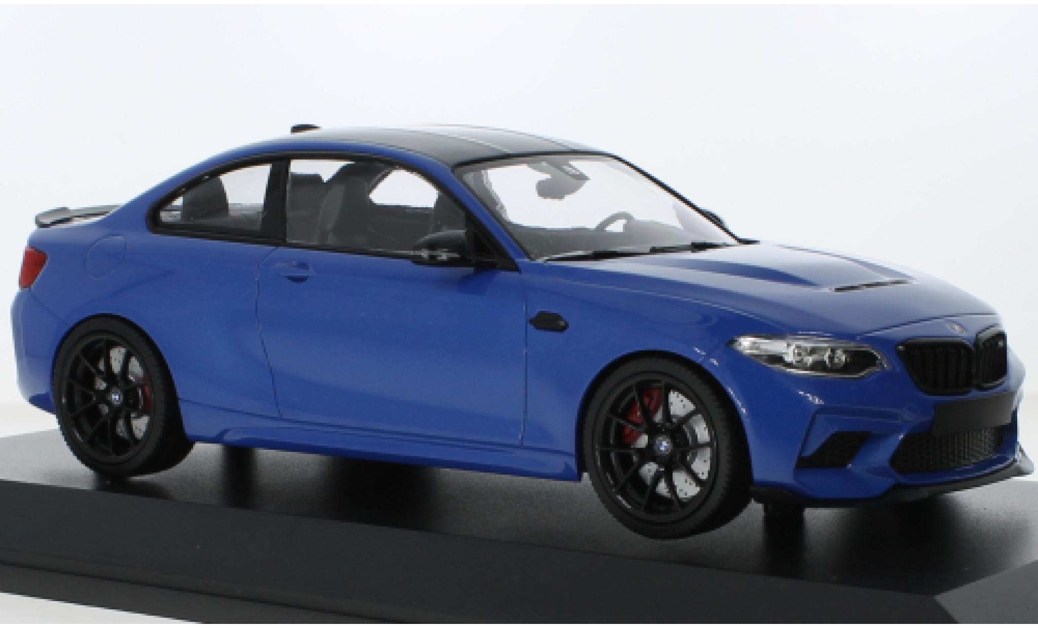 Bmw M2 1/18 Minichamps CS metallise blue 2020 1:18 diecast model cars