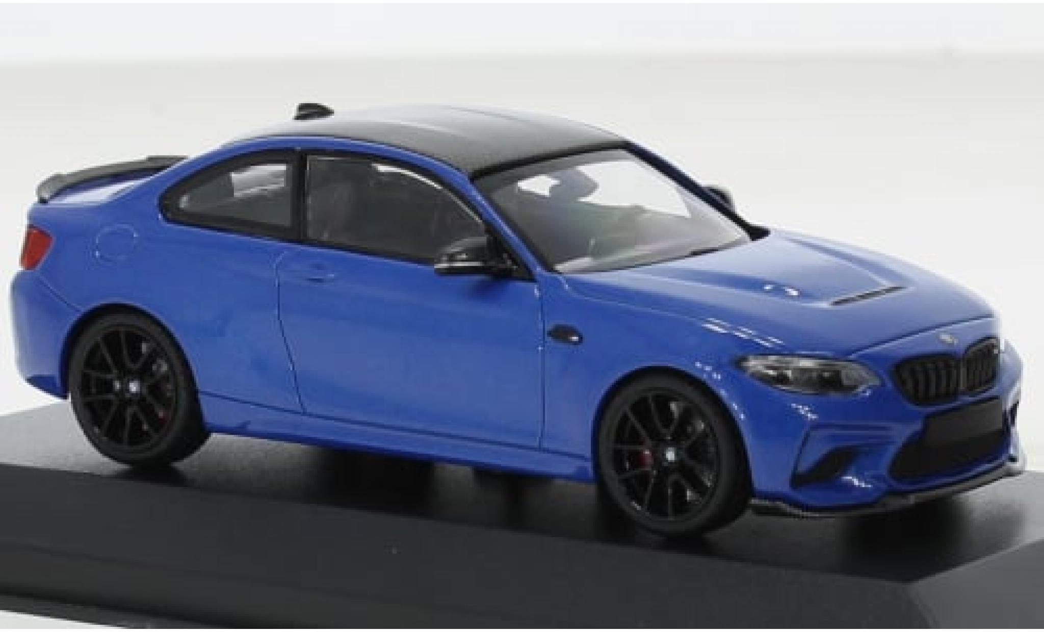 Bmw M2 1/43 Minichamps CS metallise blue 2020 1:43 diecast model cars